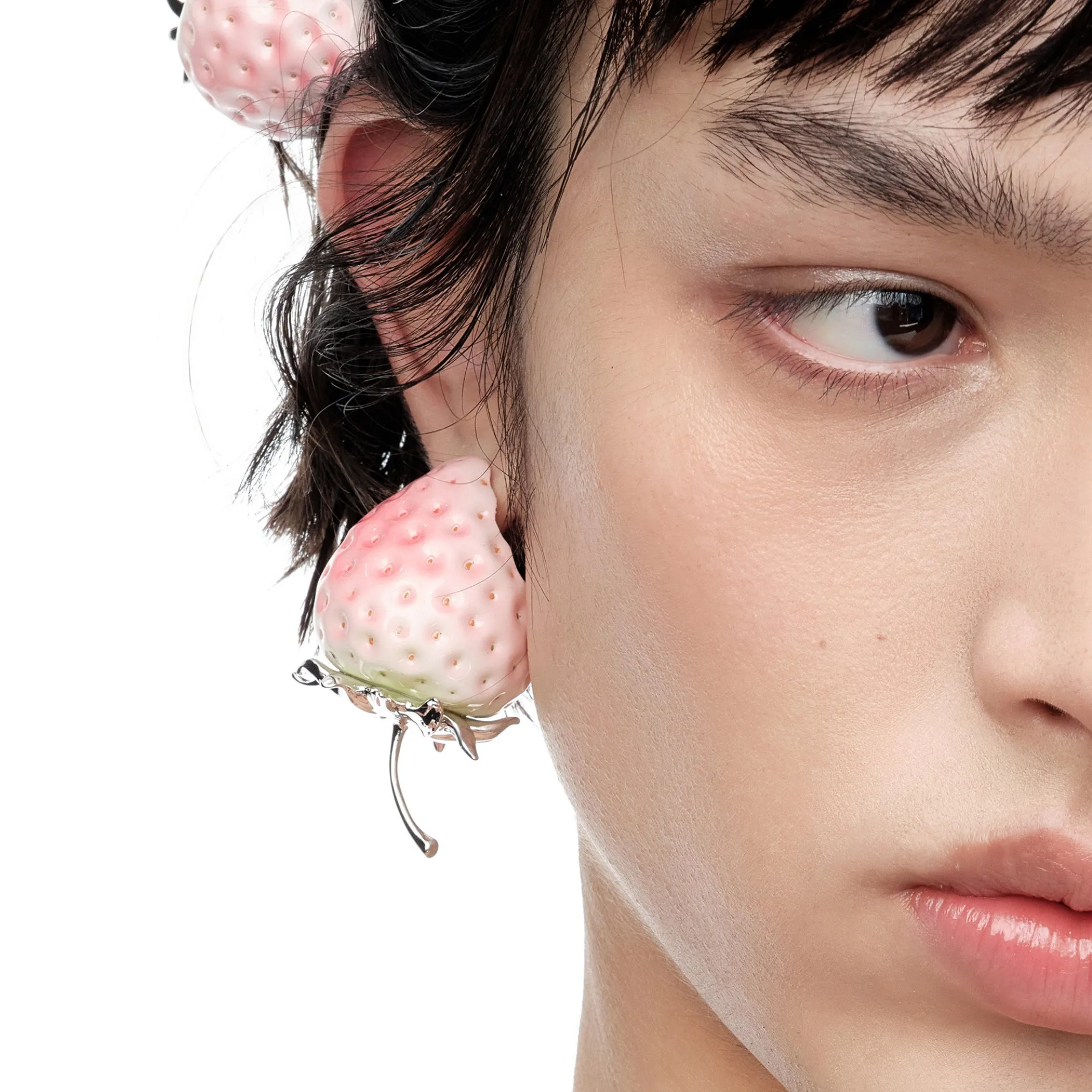 Paradise / Strawberry Gemstone Earring