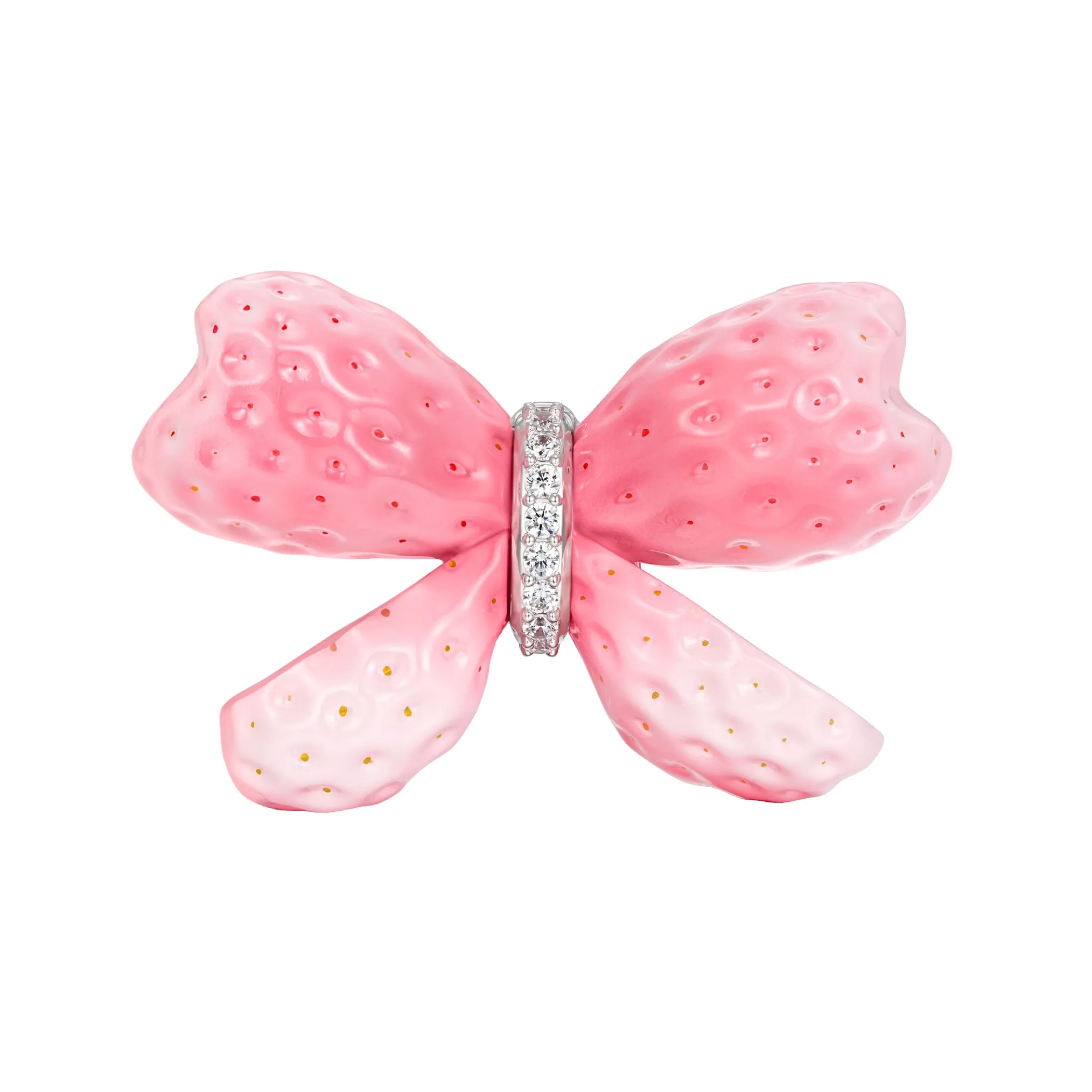 Paradise / Strawberry Bowknot Hair Clip