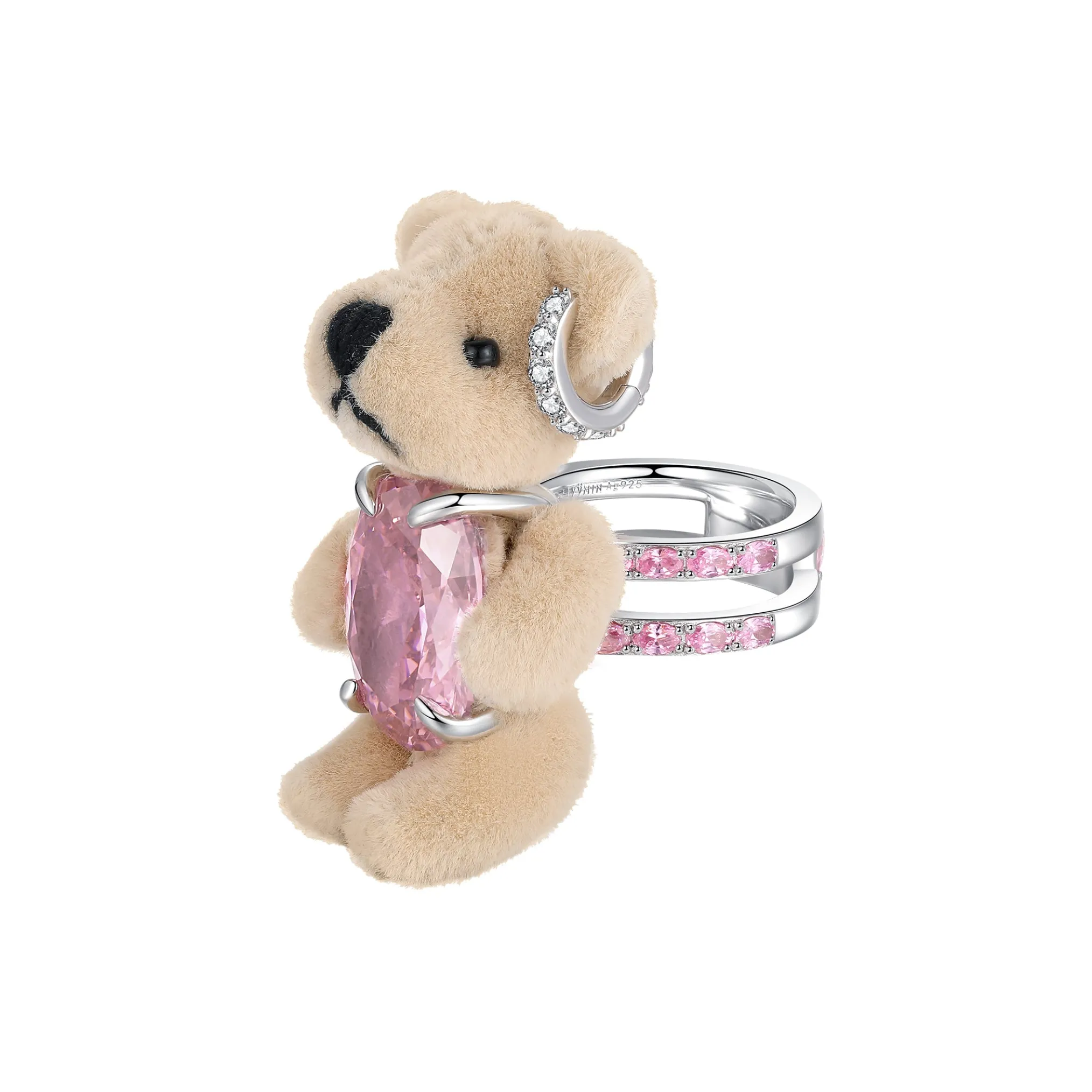 Paradise / Teddy Bear Gemstone Ring