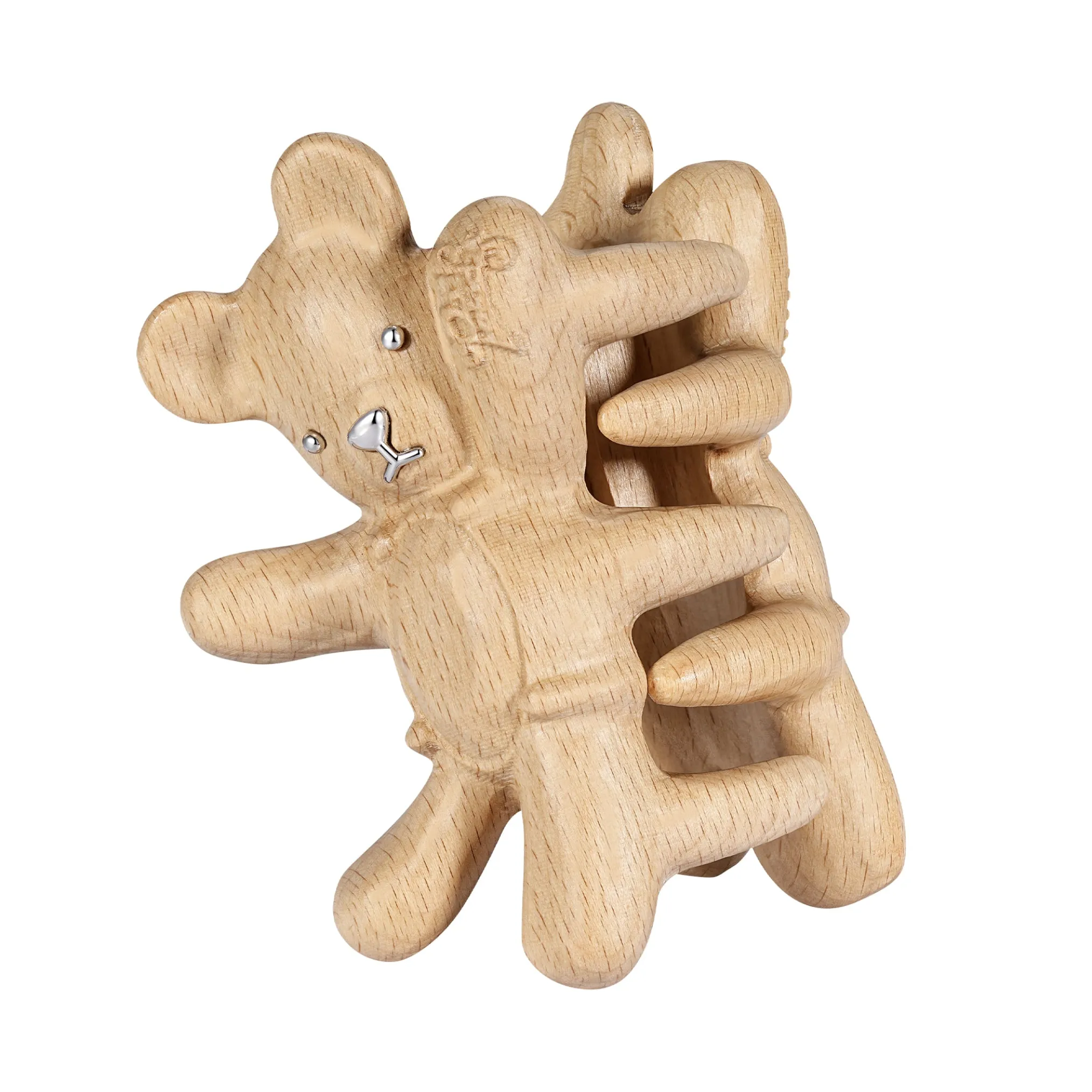 Paradise / Wooden Bear Hair Claw