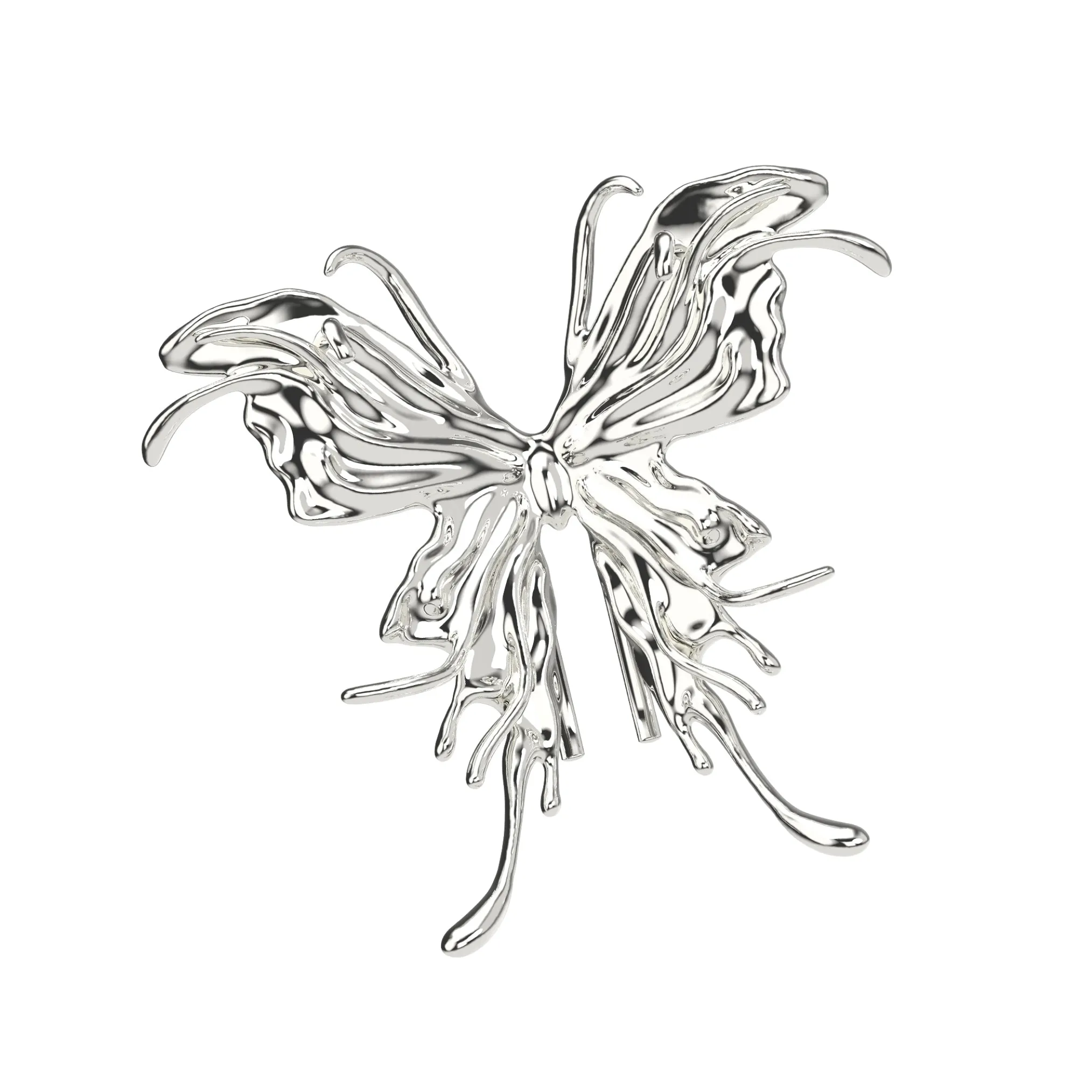 Ripple / Liquefied Butterfly Hair Clip