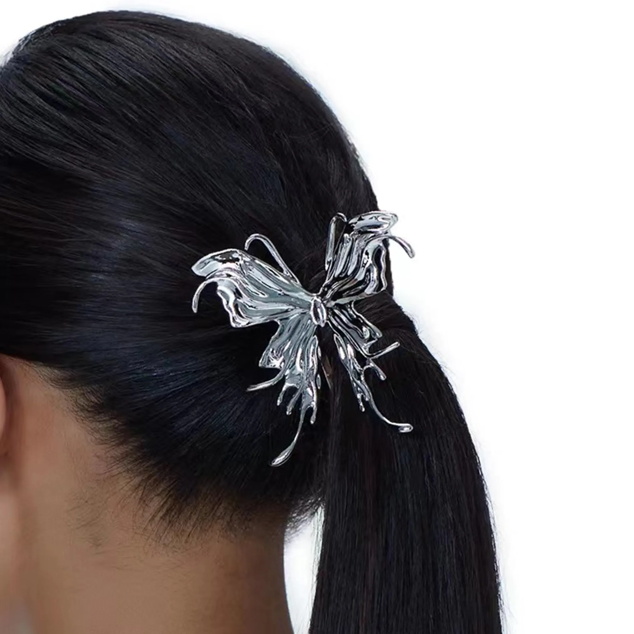 Ripple / Liquefied Butterfly Hair Clip