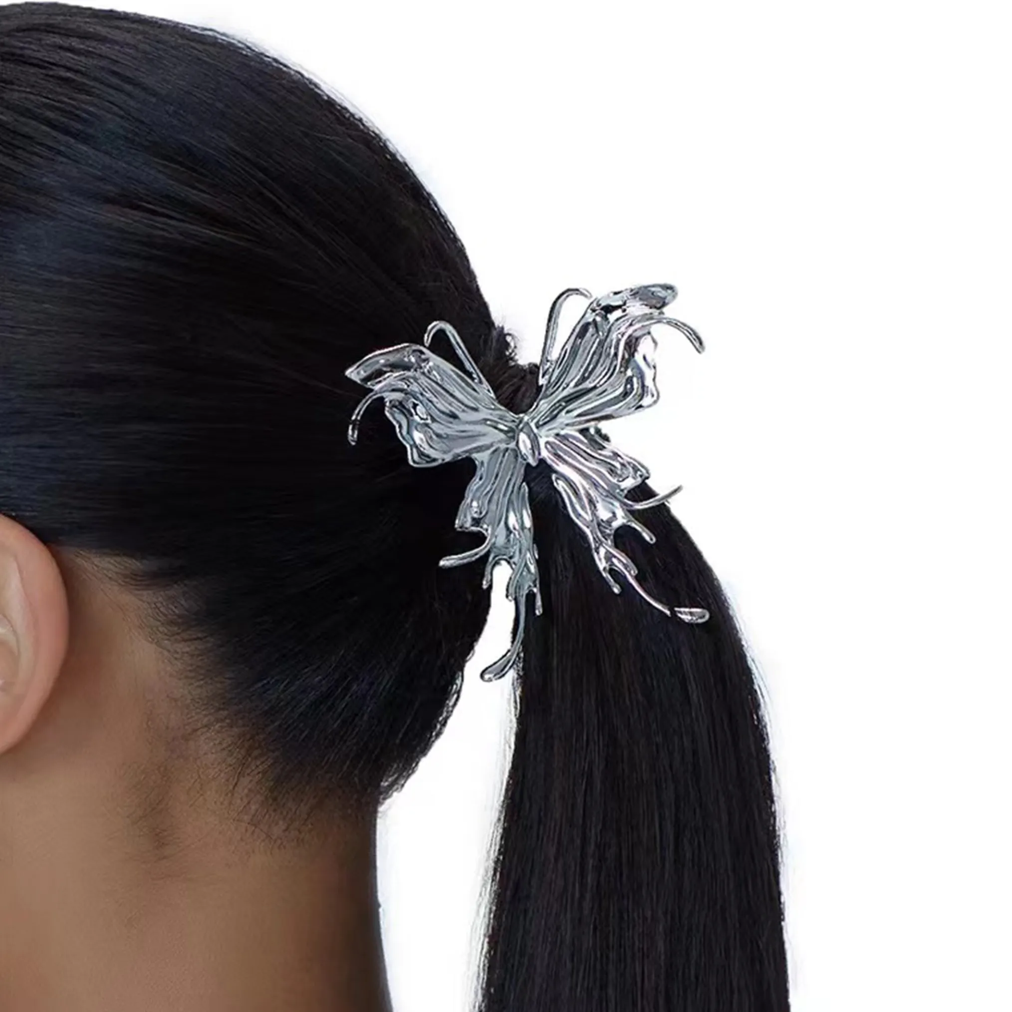 Ripple / Liquefied Butterfly Hair Clip