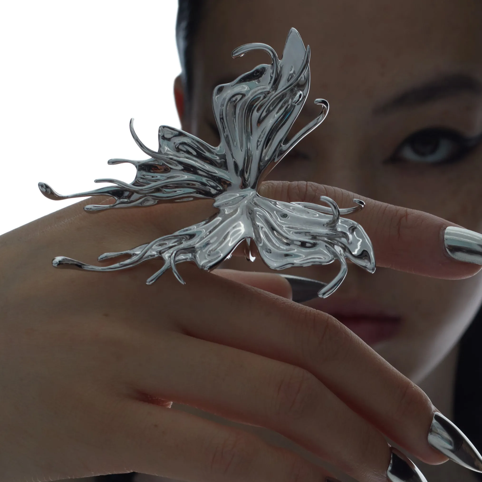 Ripple / Liquefied Butterfly Ring