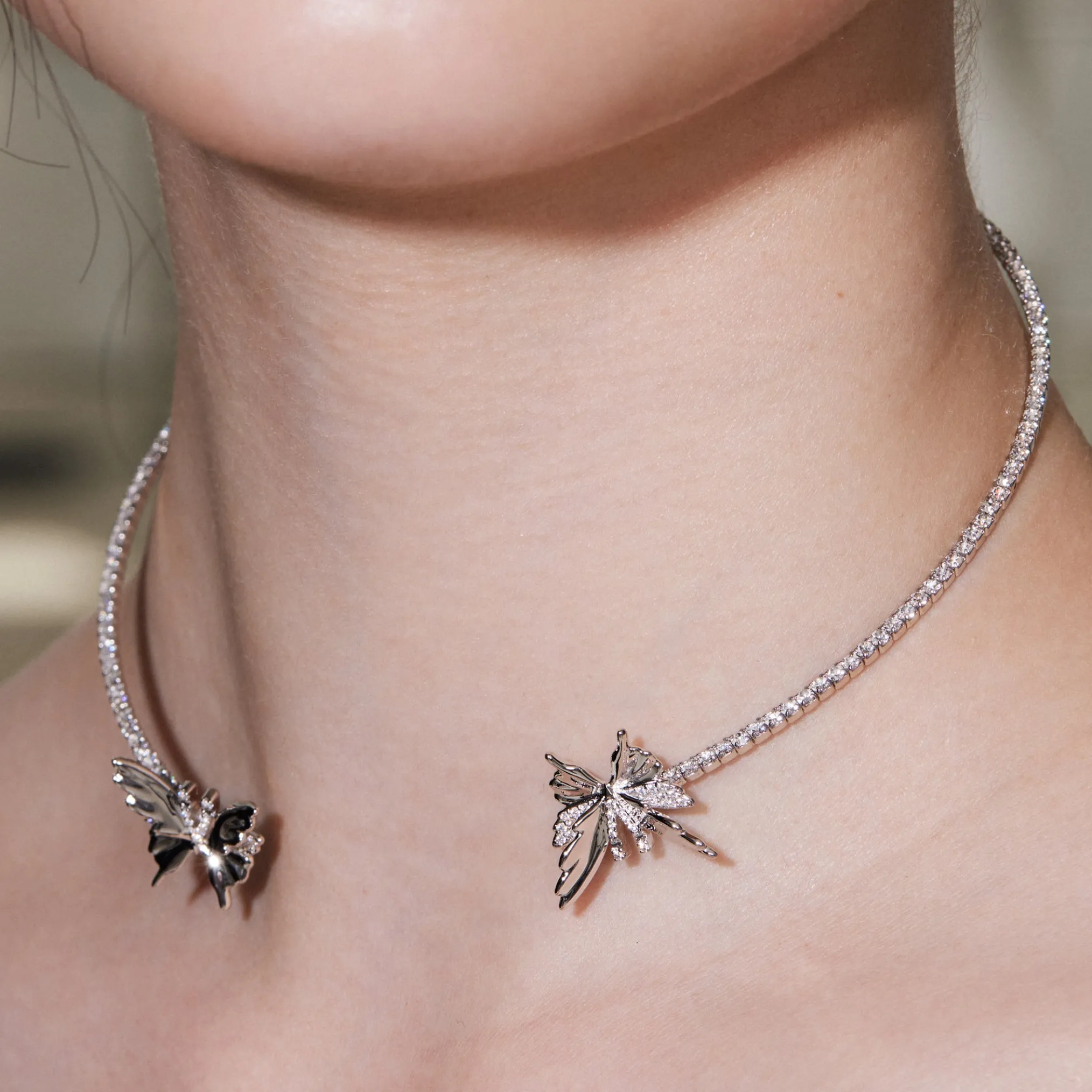 Ripple / Double butterfly Chocker