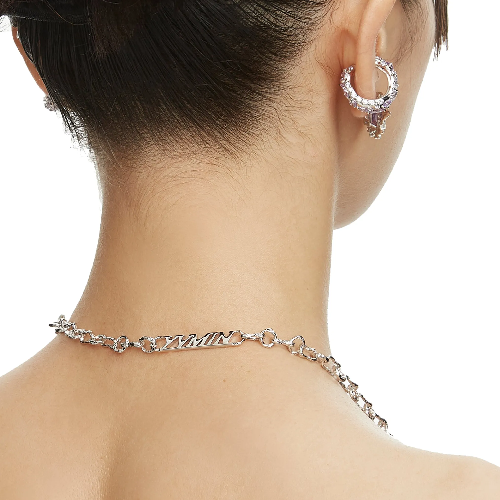 Ripple / Handmade Texture Extension chain(Bracelet)