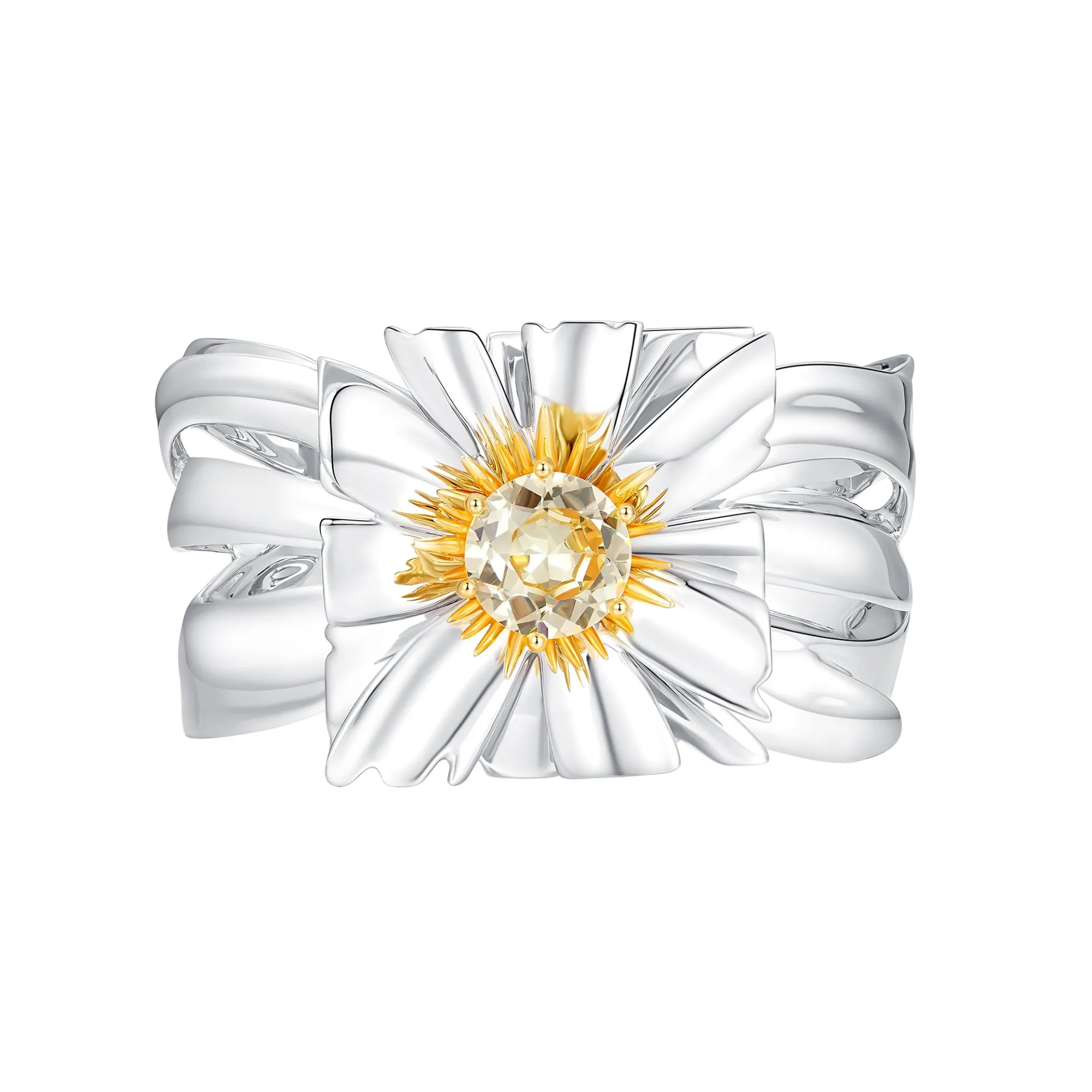 Ripple / Large Square Flower Bracelet