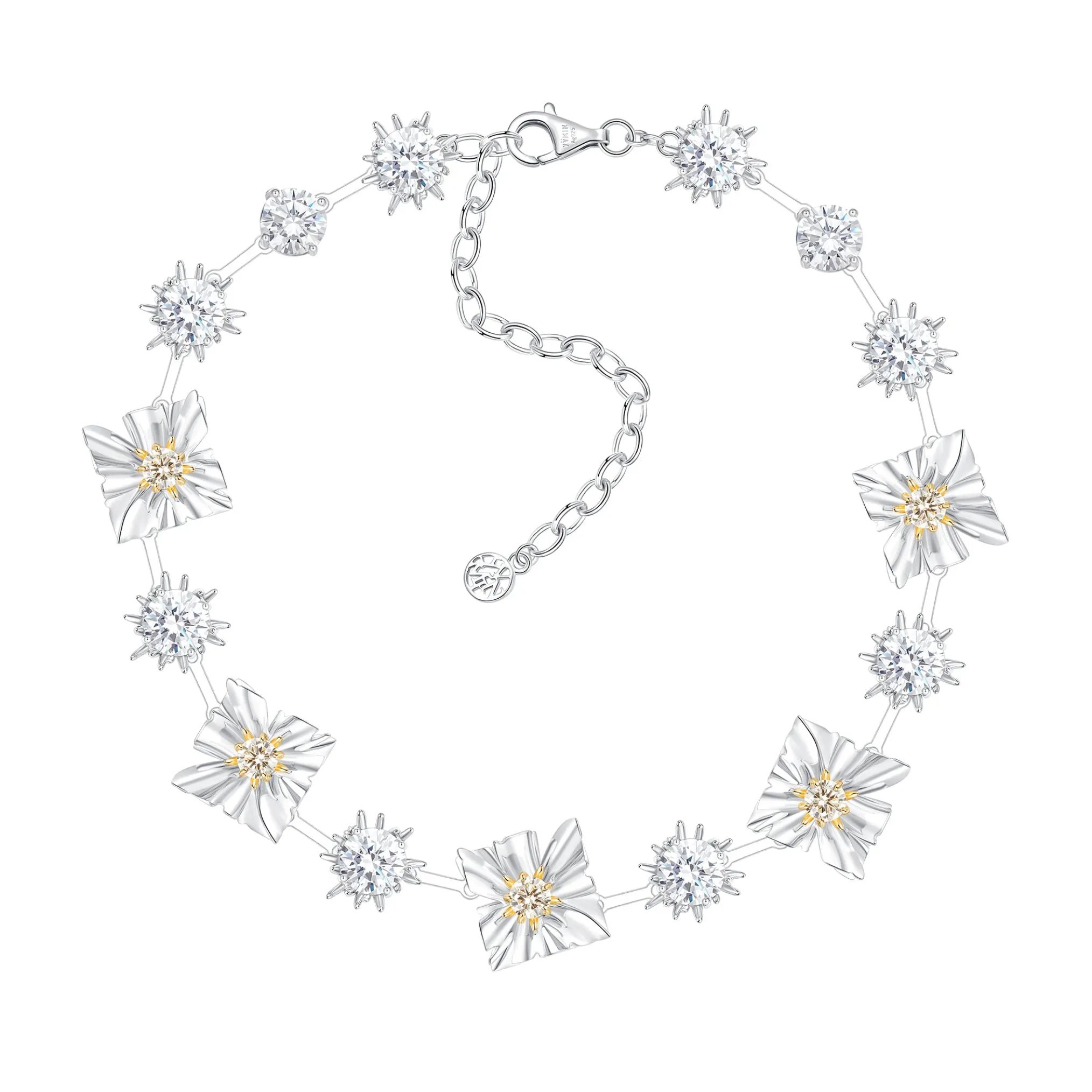 Ripple / Large Square Flower Bud Chocker