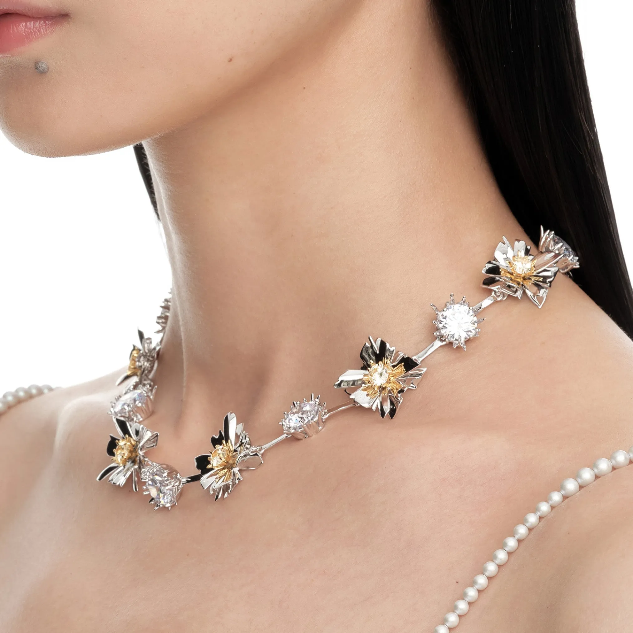 Ripple / Large Square Flower Bud Chocker