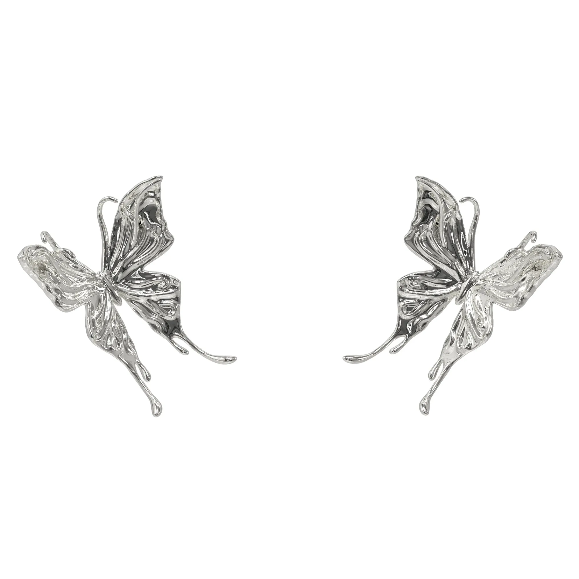 Ripple/ Liquefied Butterflies Earrings