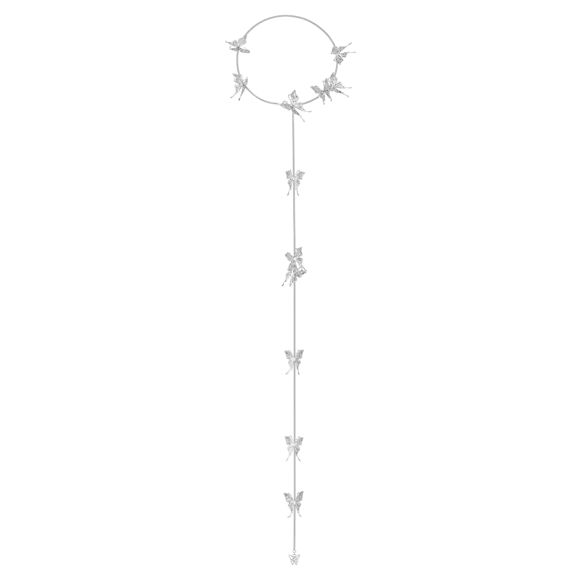 Ripple / Liquefied Butterfly Multifunctional Long Necklace