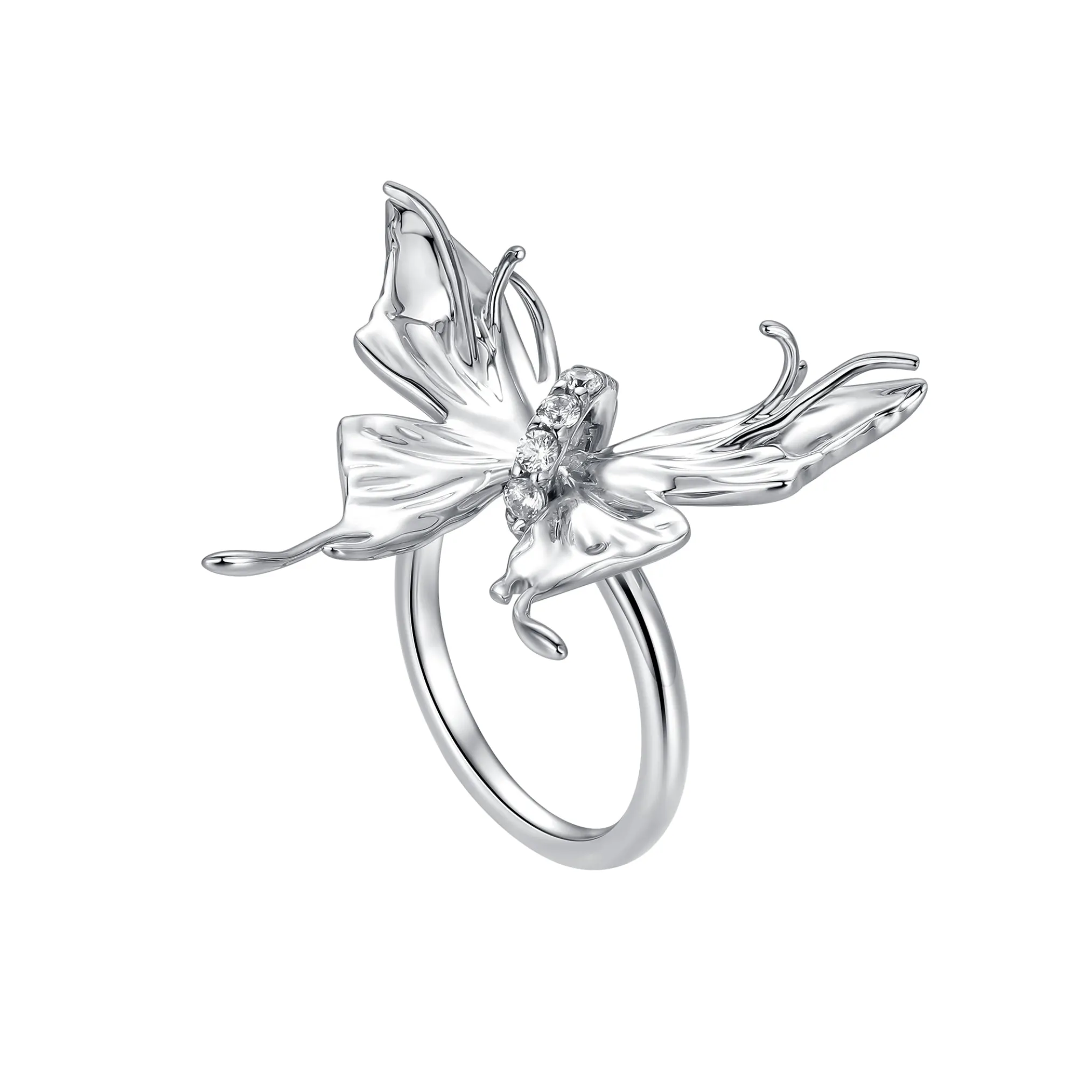 Ripple / Liquefied Butterfly Shaking Ring