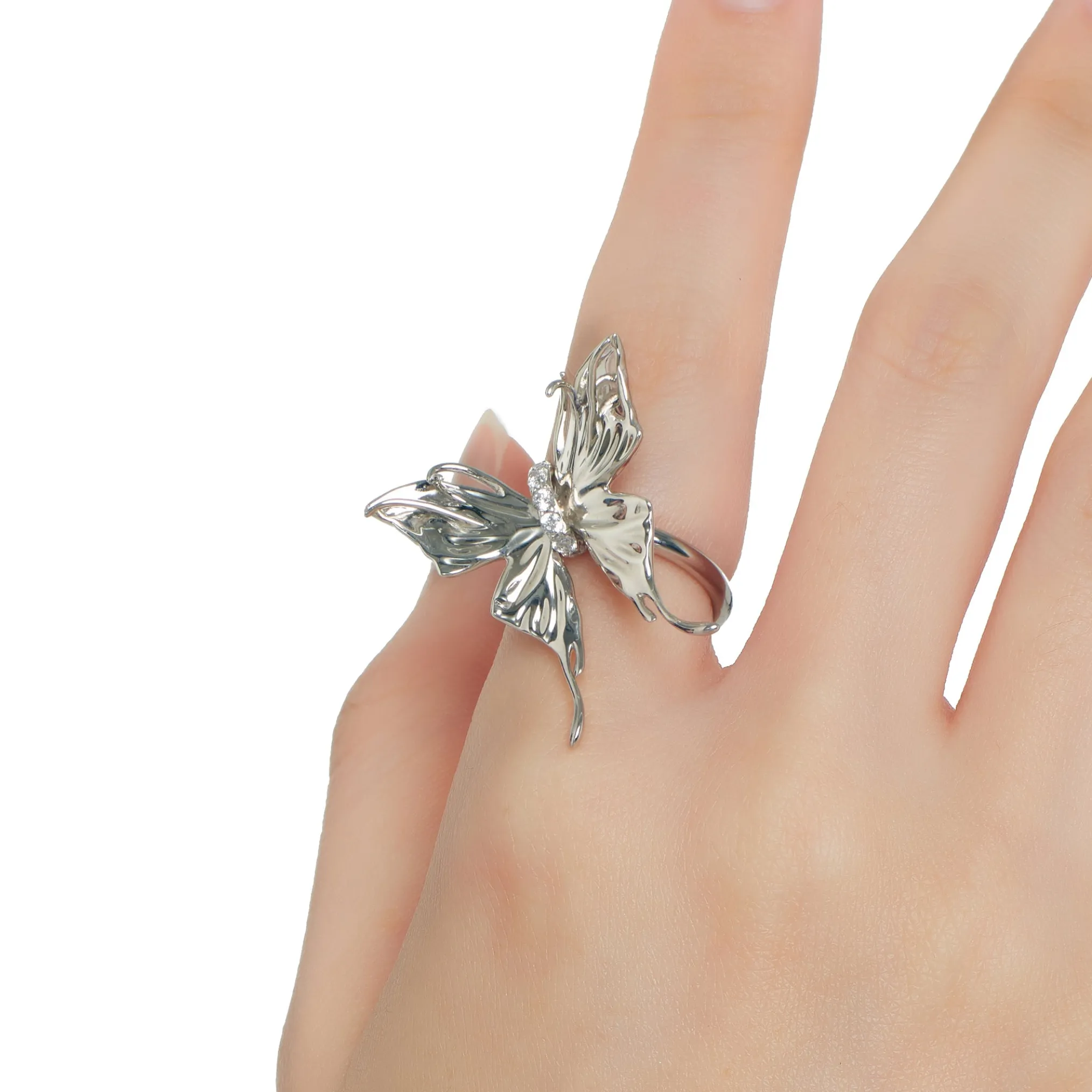 Ripple / Liquefied Butterfly Shaking Ring