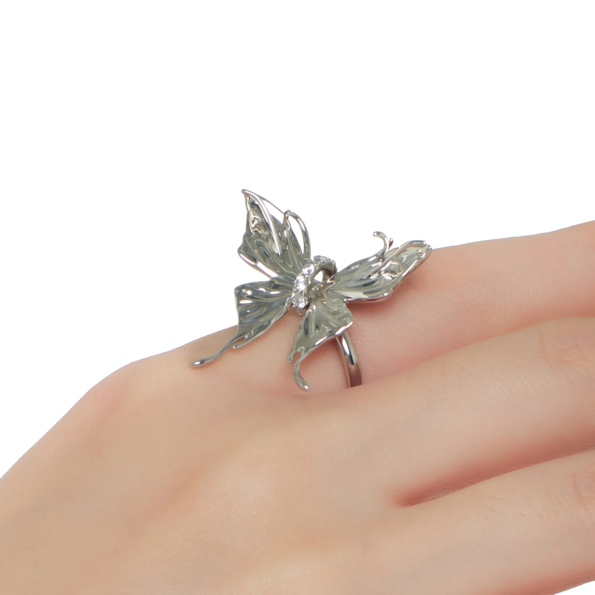 Ripple / Liquefied Butterfly Shaking Ring