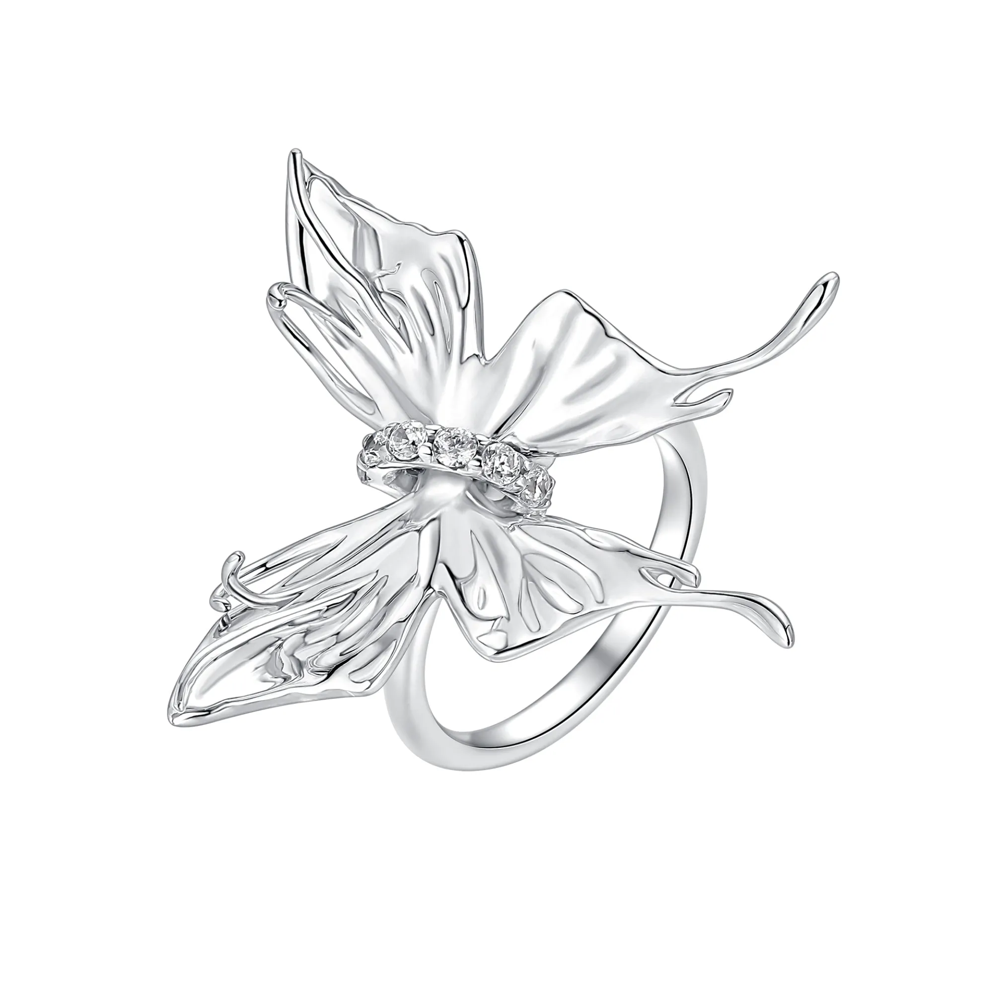 Ripple / Liquefied Butterfly Shaking Ring