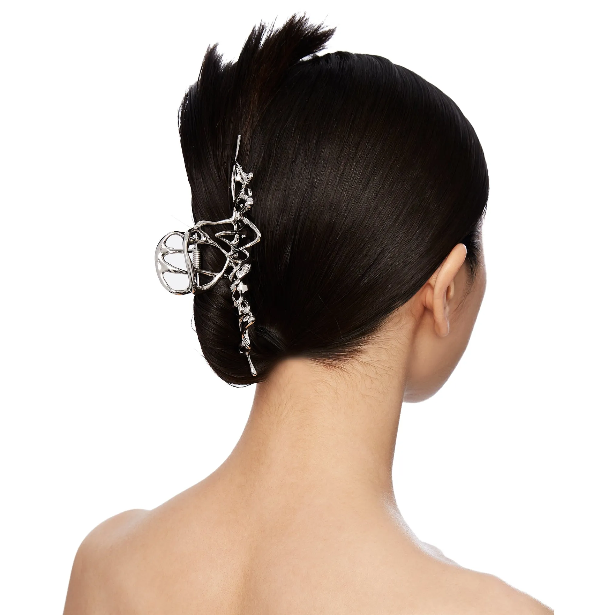 Ripple / Liquefied hollow Hair Claw Clip