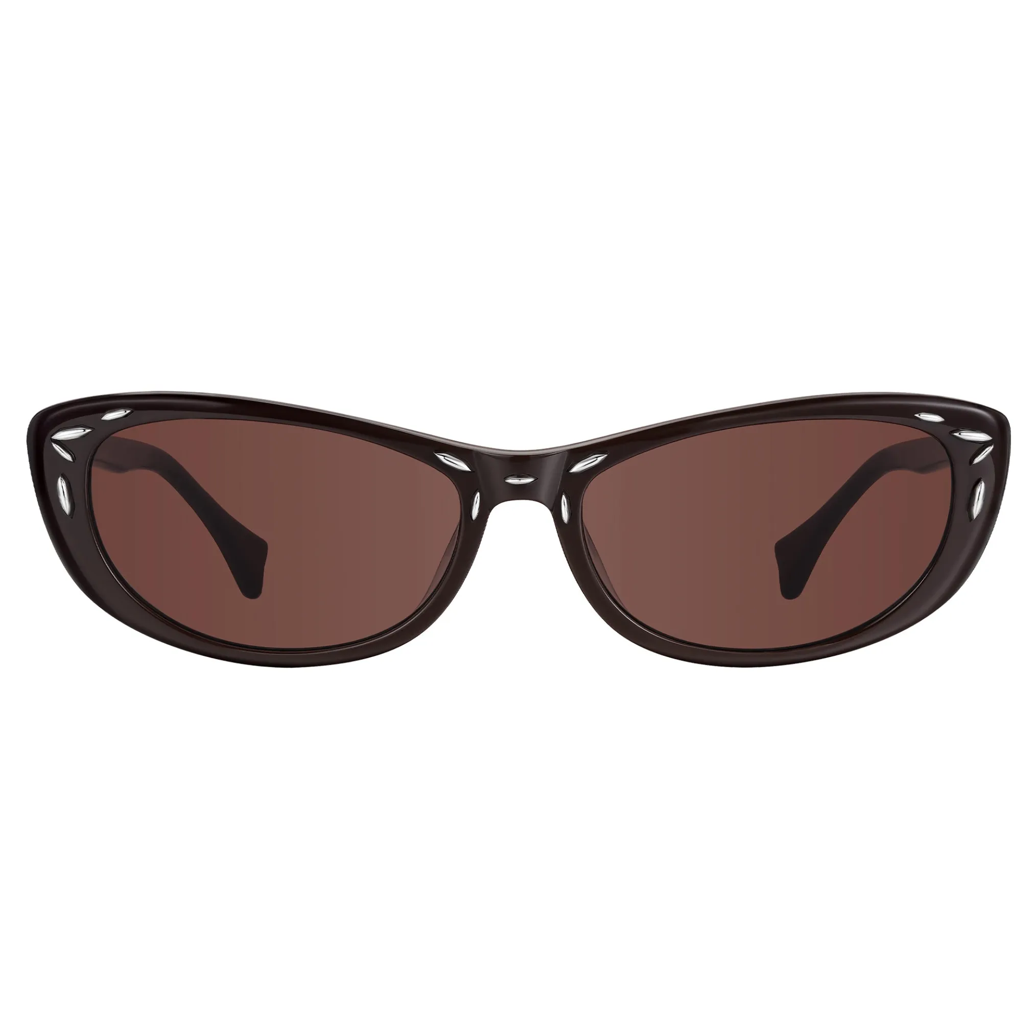 Ripple / Metal Inlaid Sunglasses