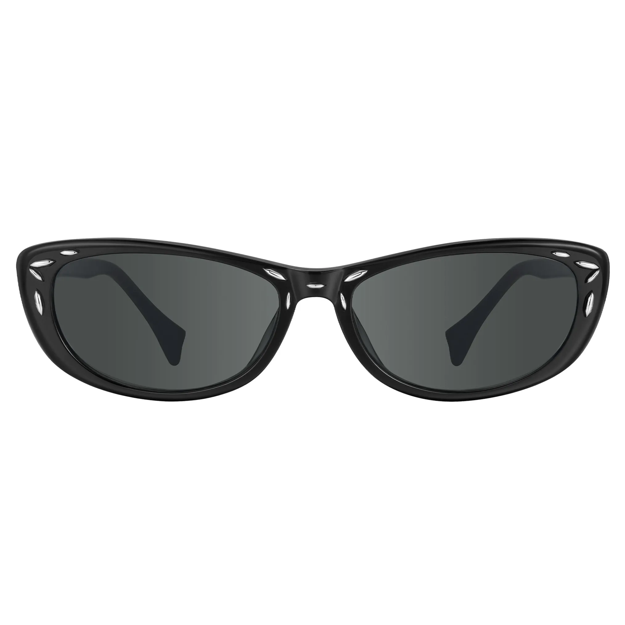 Ripple / Metal Inlaid Sunglasses