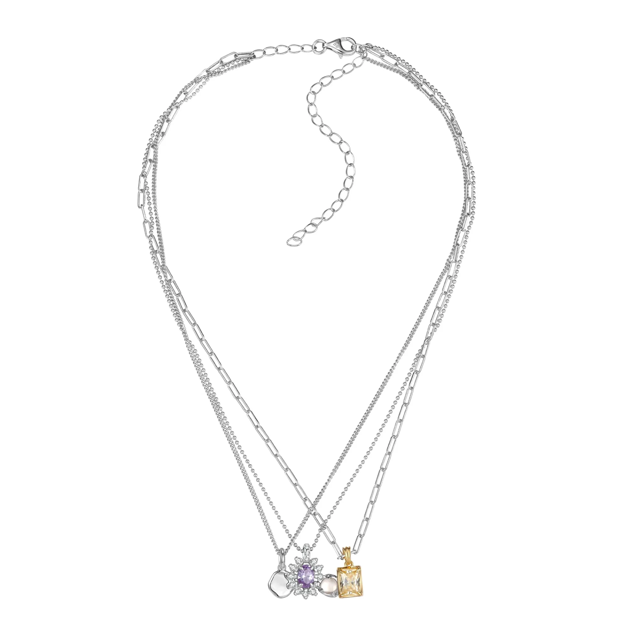 Ripple / Molten pendants Necklace