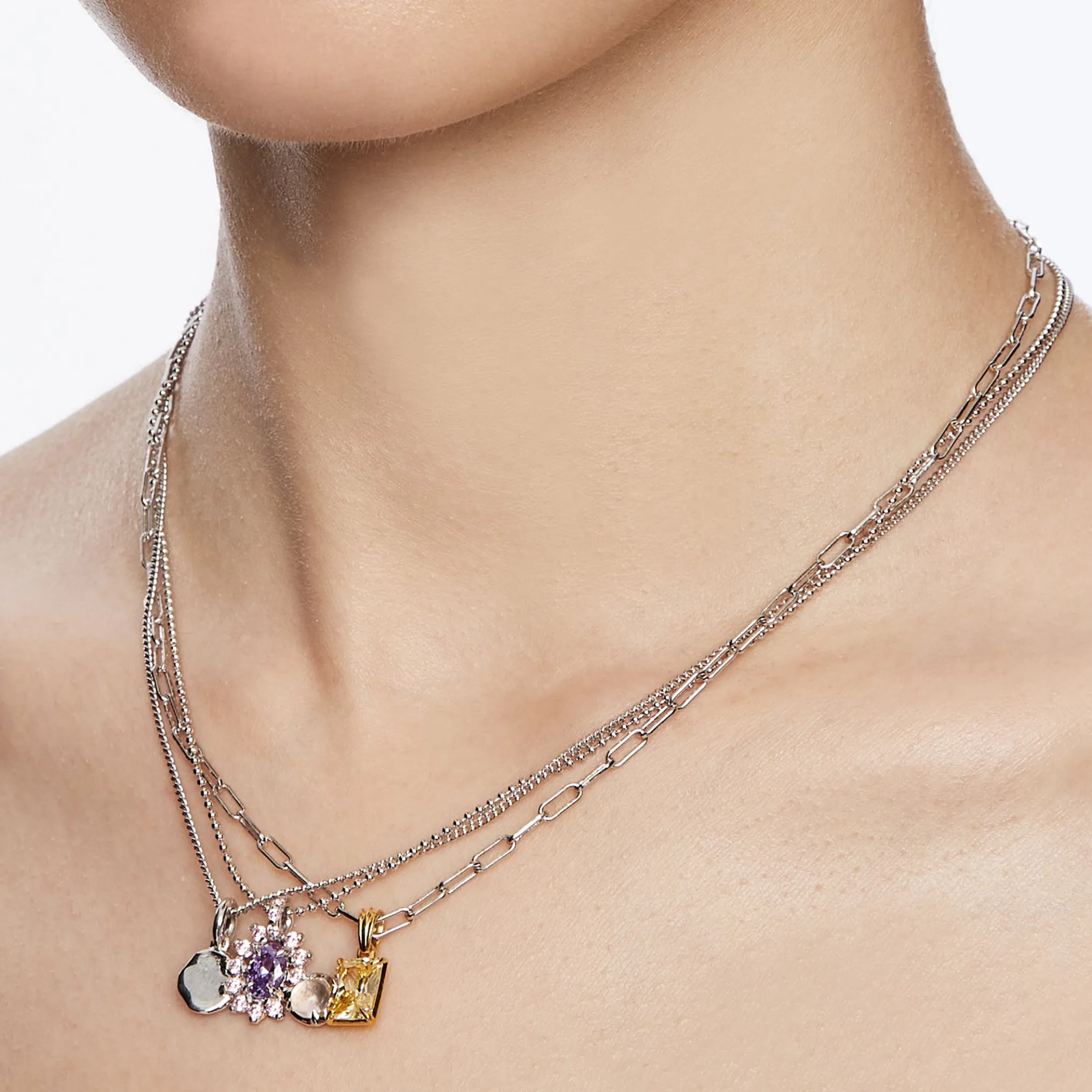 Ripple / Molten pendants Necklace