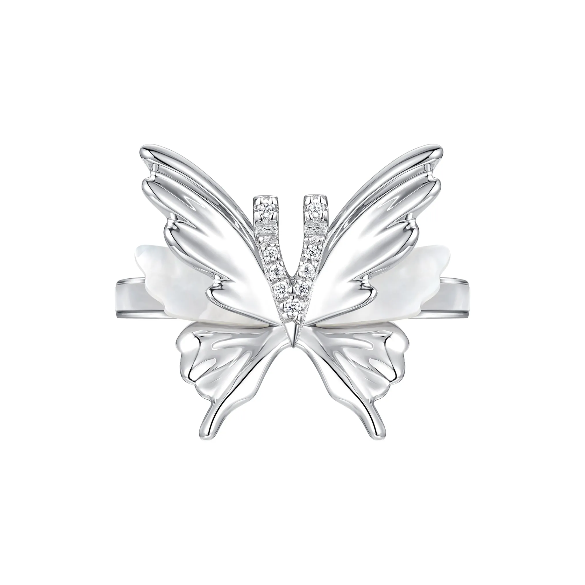 Ripple / Opal Butterfly Ring