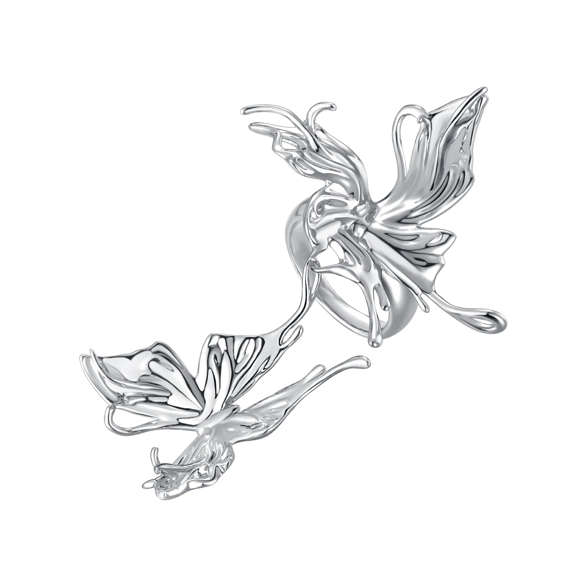 Ripple / Shadow Liquefied Butterfly Ring