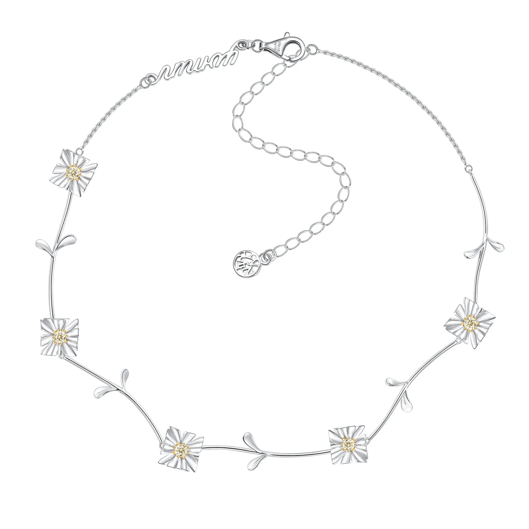 Ripple / Square Flower Chocker