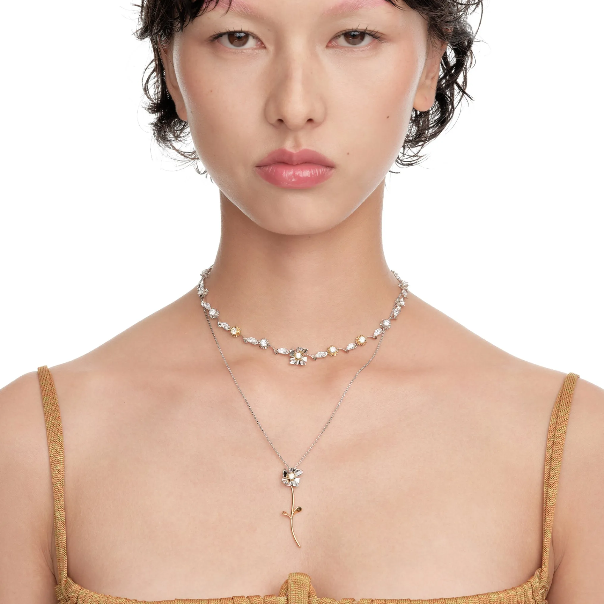 Ripple / Square Flower Leaf Chocker