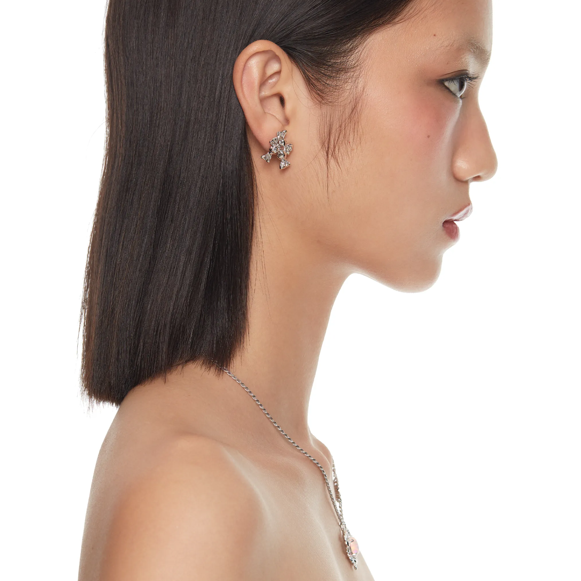 Tasty / Candy Opal Floral Hoop Necklace