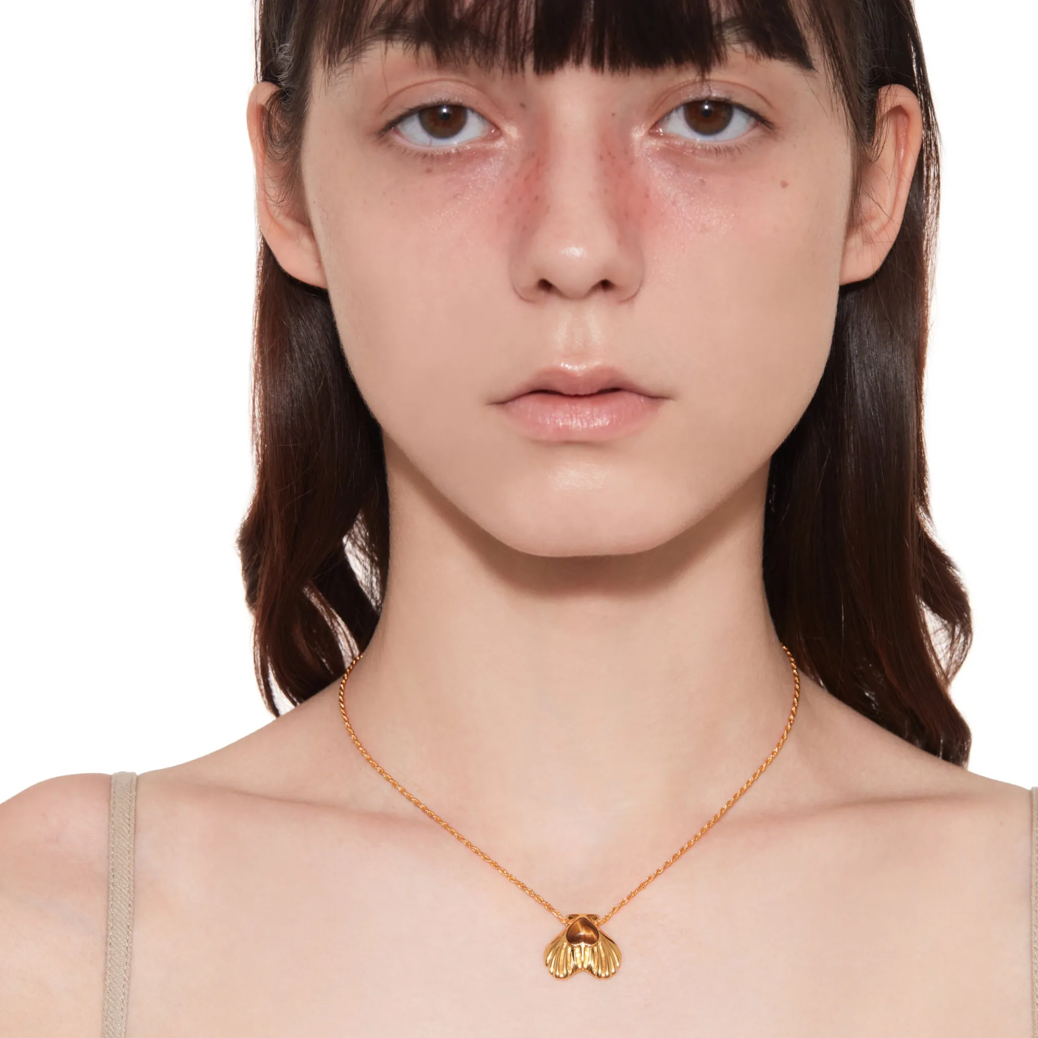 Tasty / Heart Shape Shell Necklace