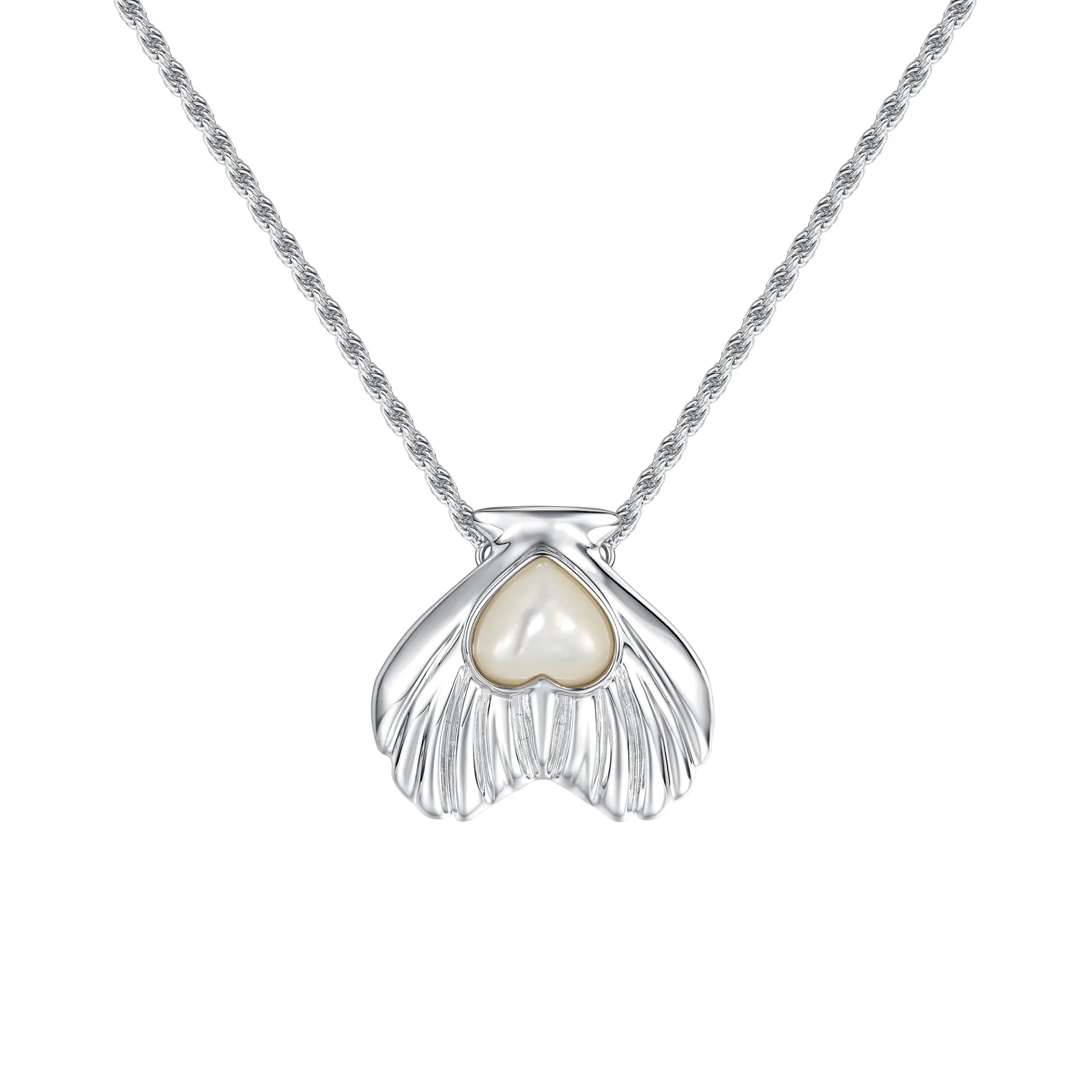 Tasty / Heart Shape Shell Necklace