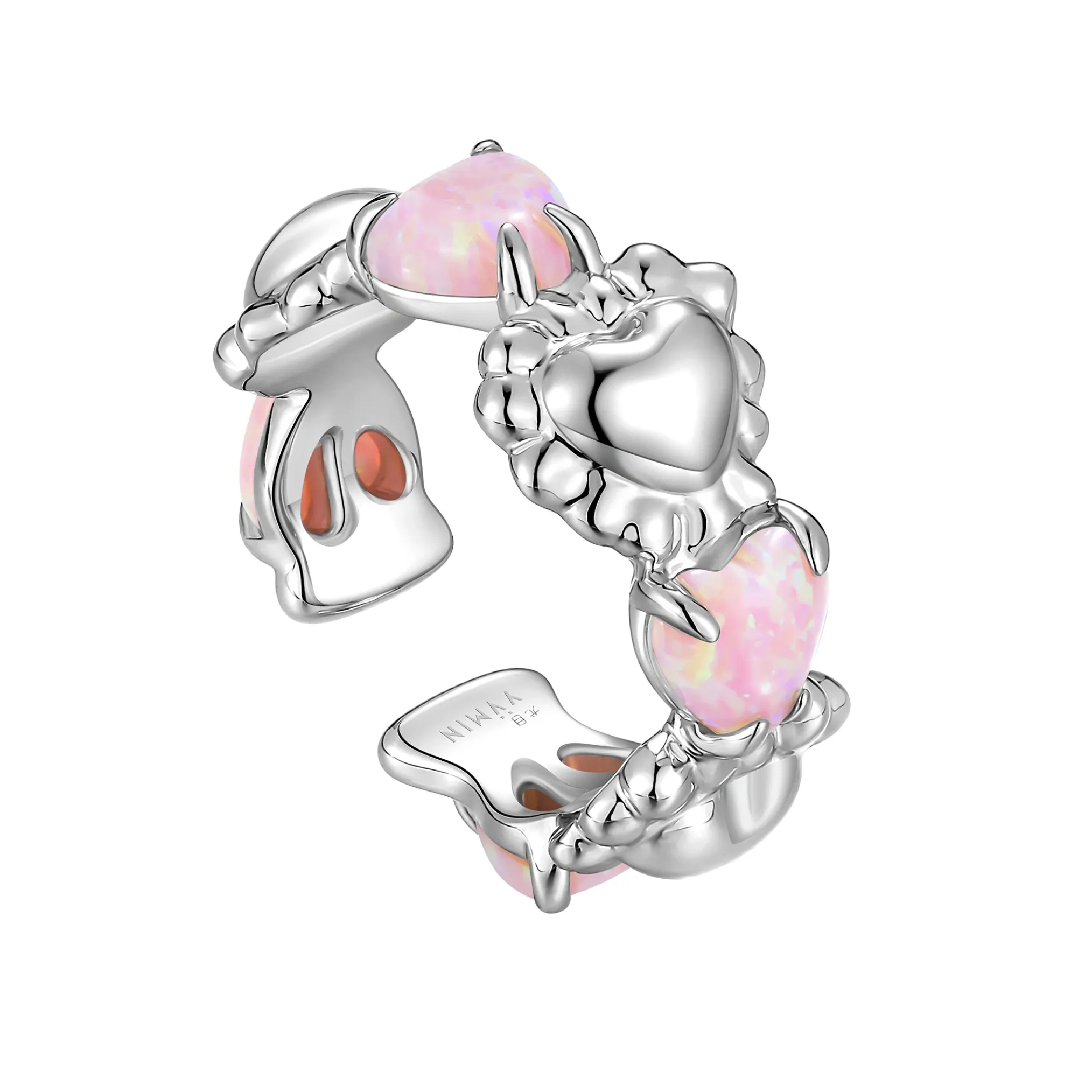 Tasty / Opal Heart Shape Two Way Ear Hook