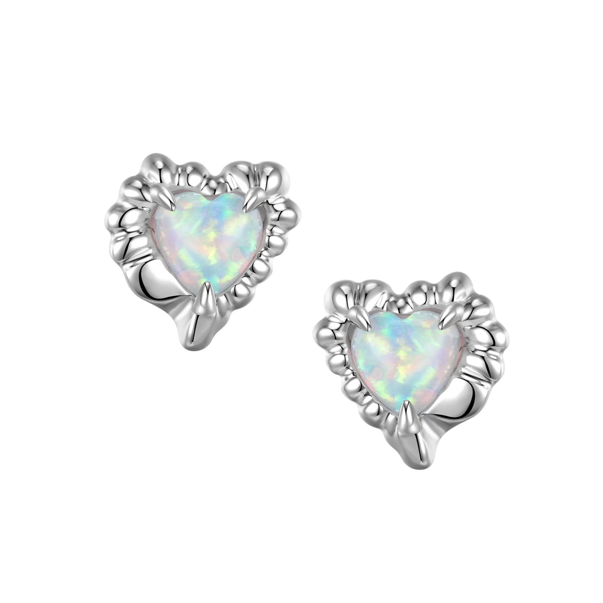 Tasty / Opal Melting Heart Earrings