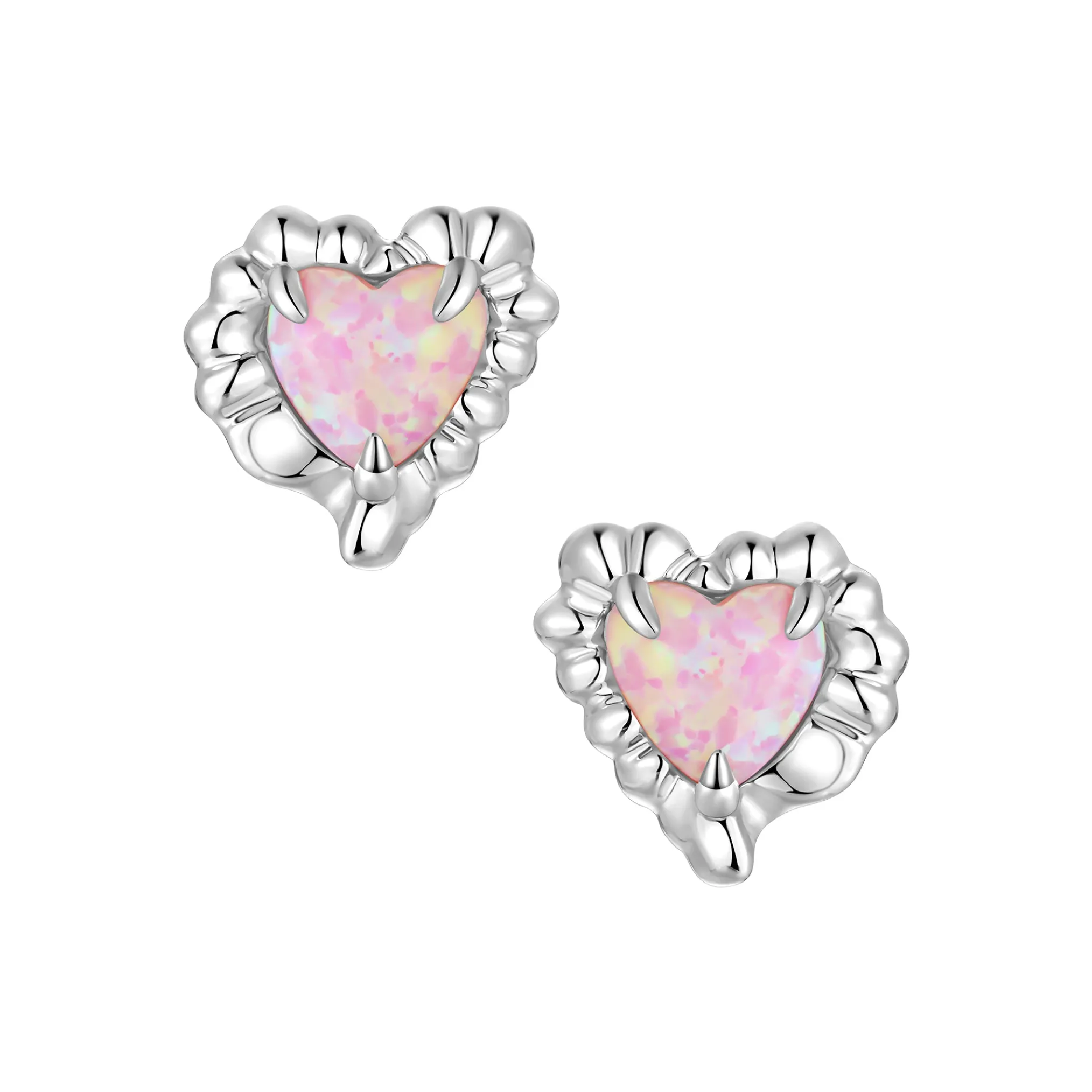 Tasty / Opal Melting Heart Earrings
