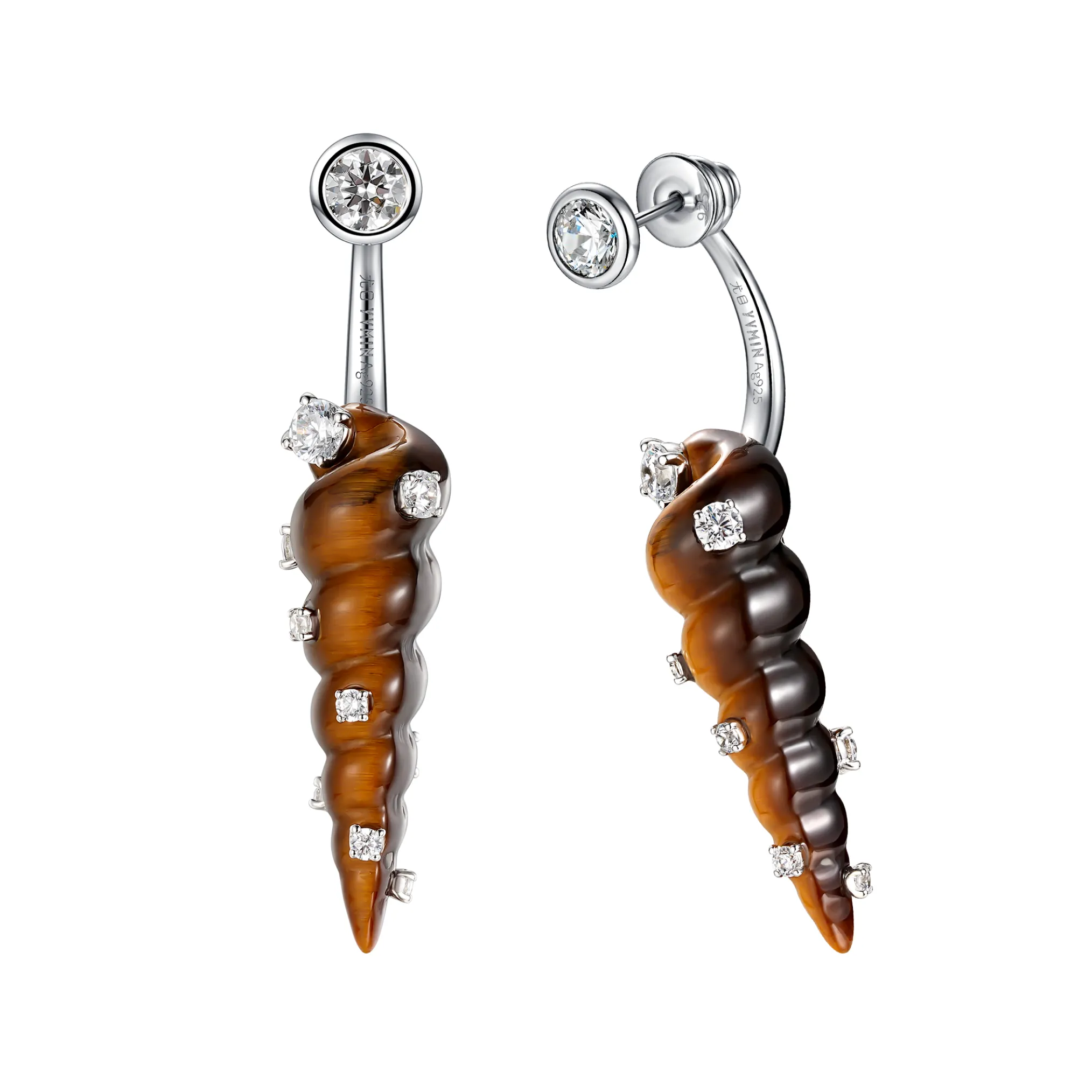 Tasty / Pointed Conch Long Earring