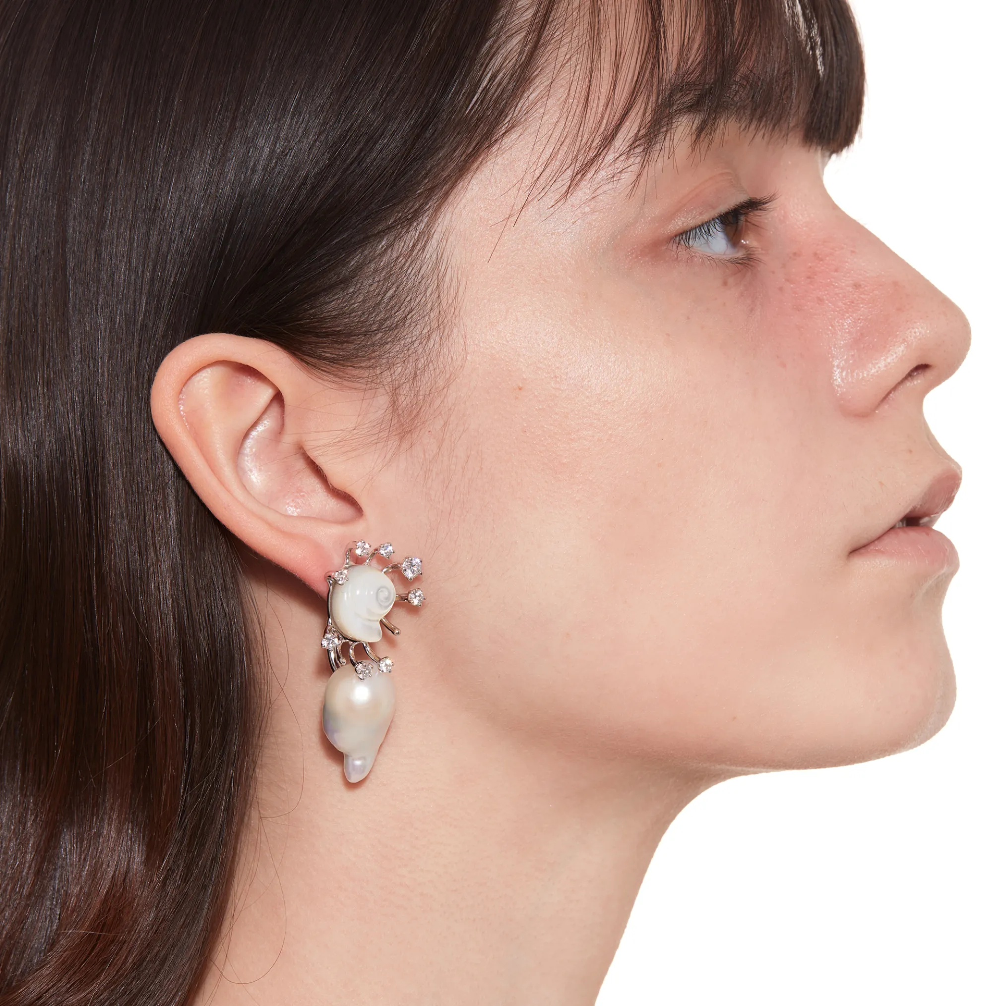 Tasty / Sun Conch Pearl Earring