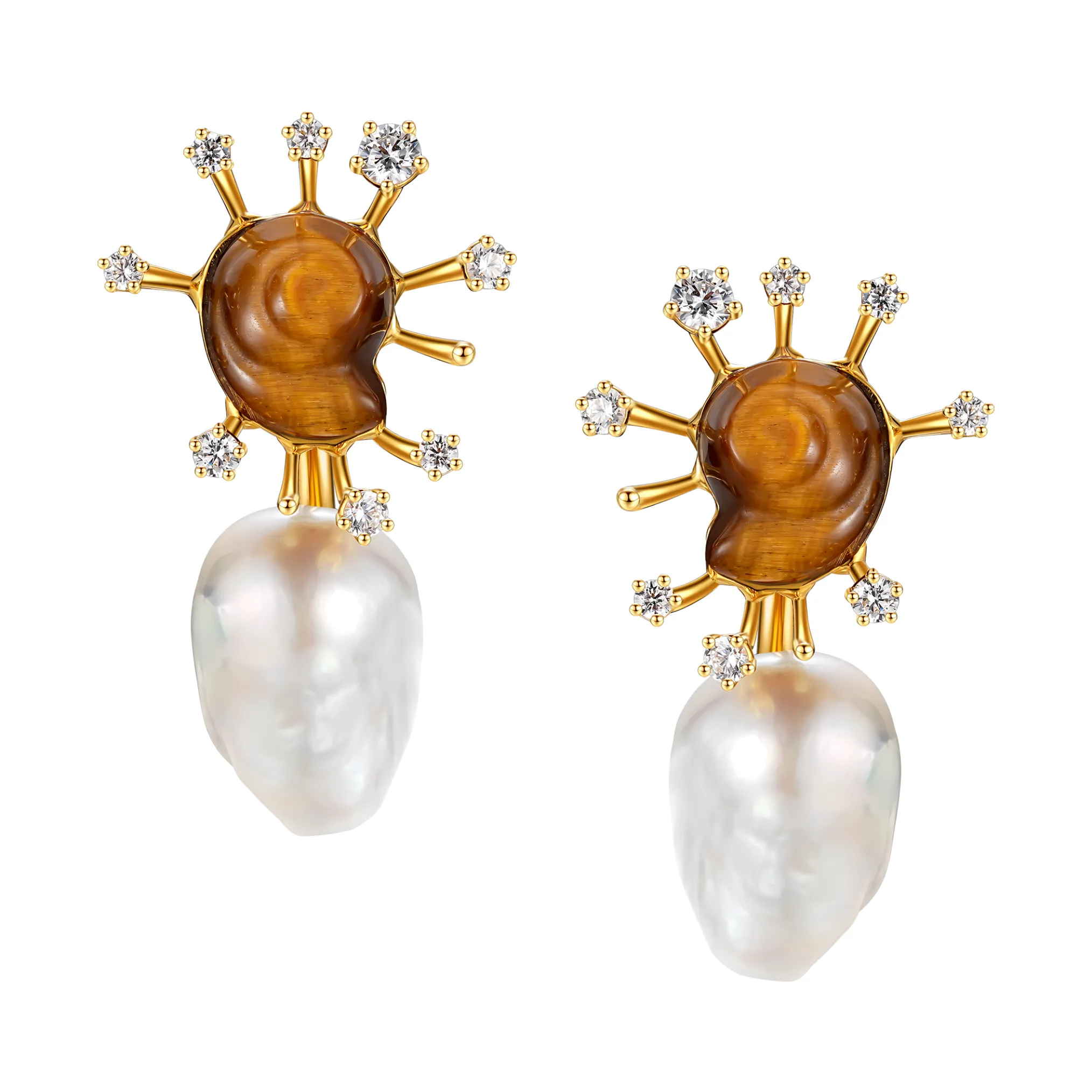 Tasty / Sun Conch Pearl Earring