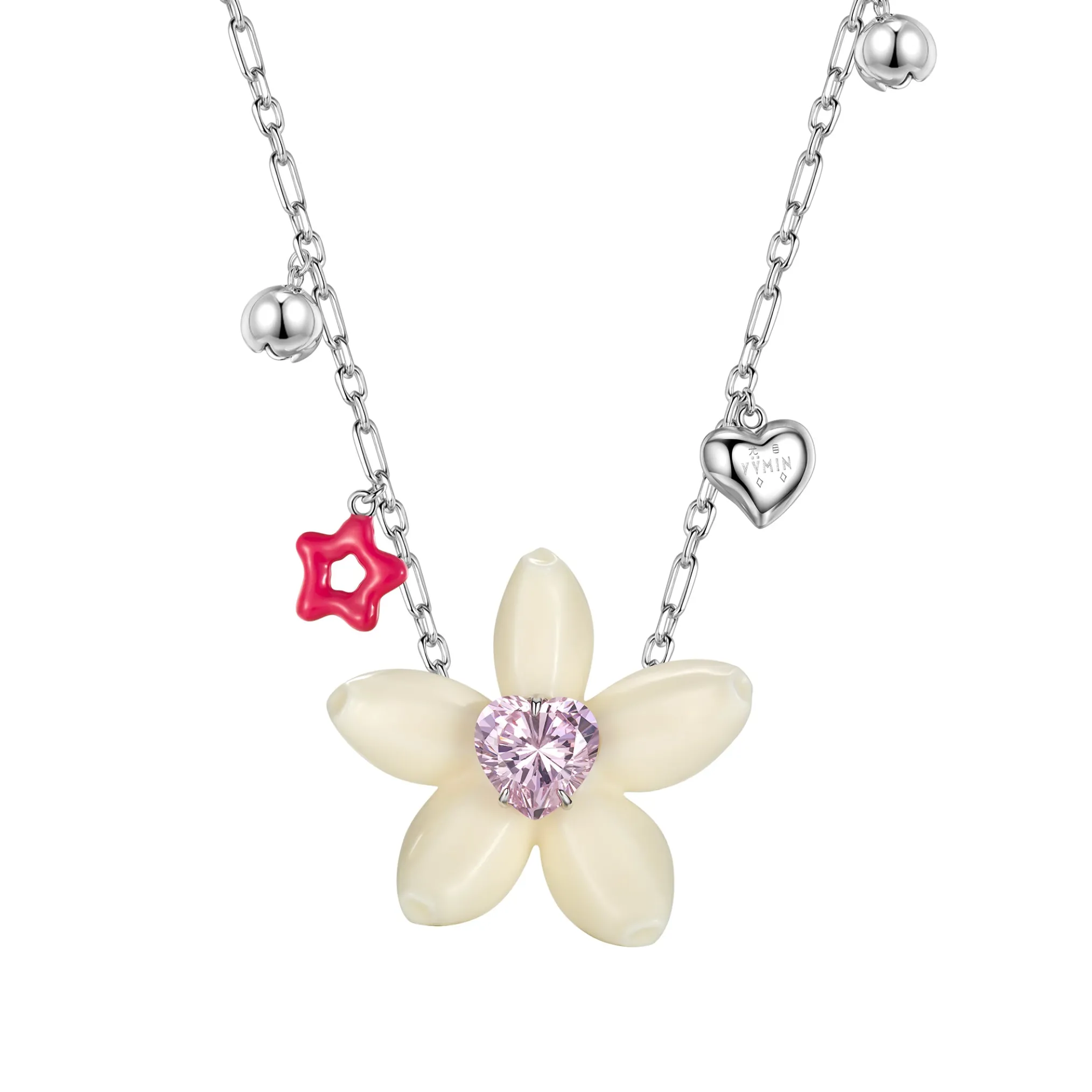 YVMIN X Cacien / Garlic Flower Gem Necklace