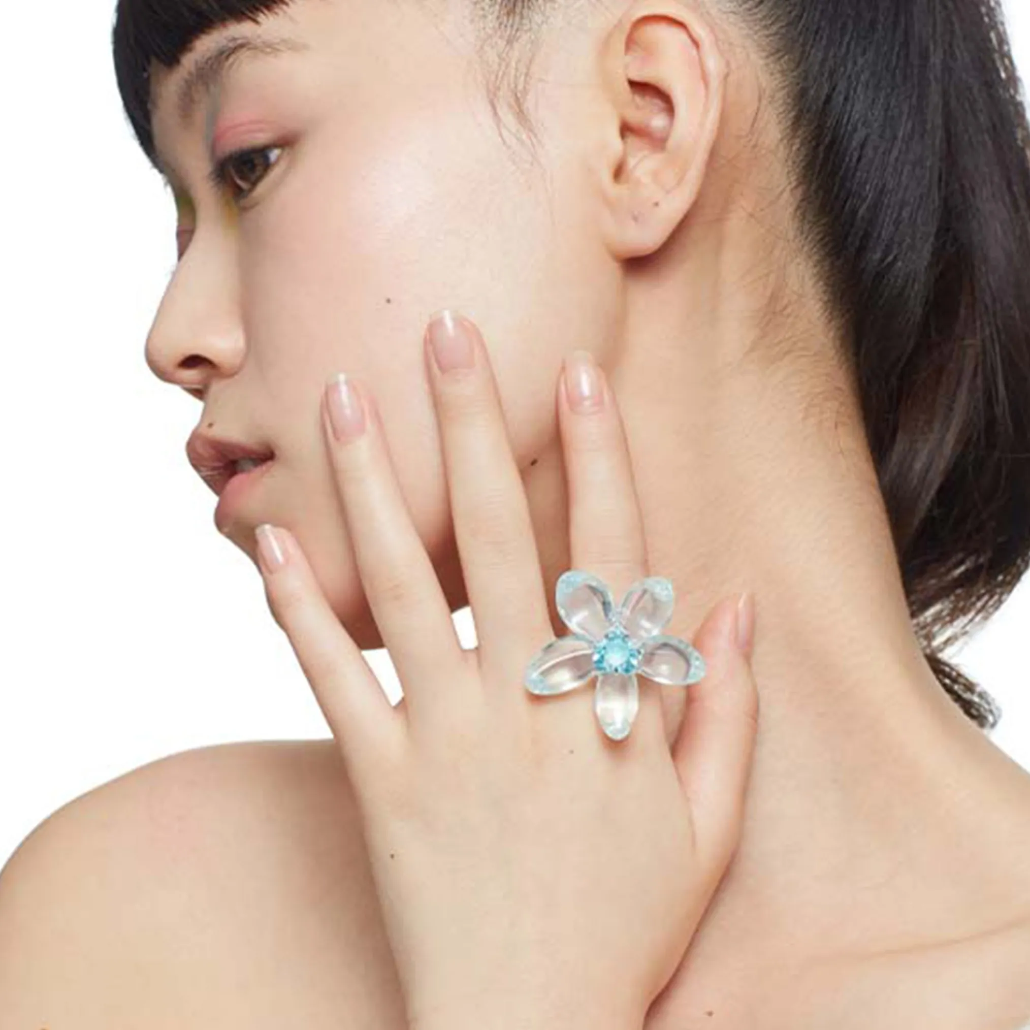 YVMIN X Cacien / Garlic Flower Gem Ring