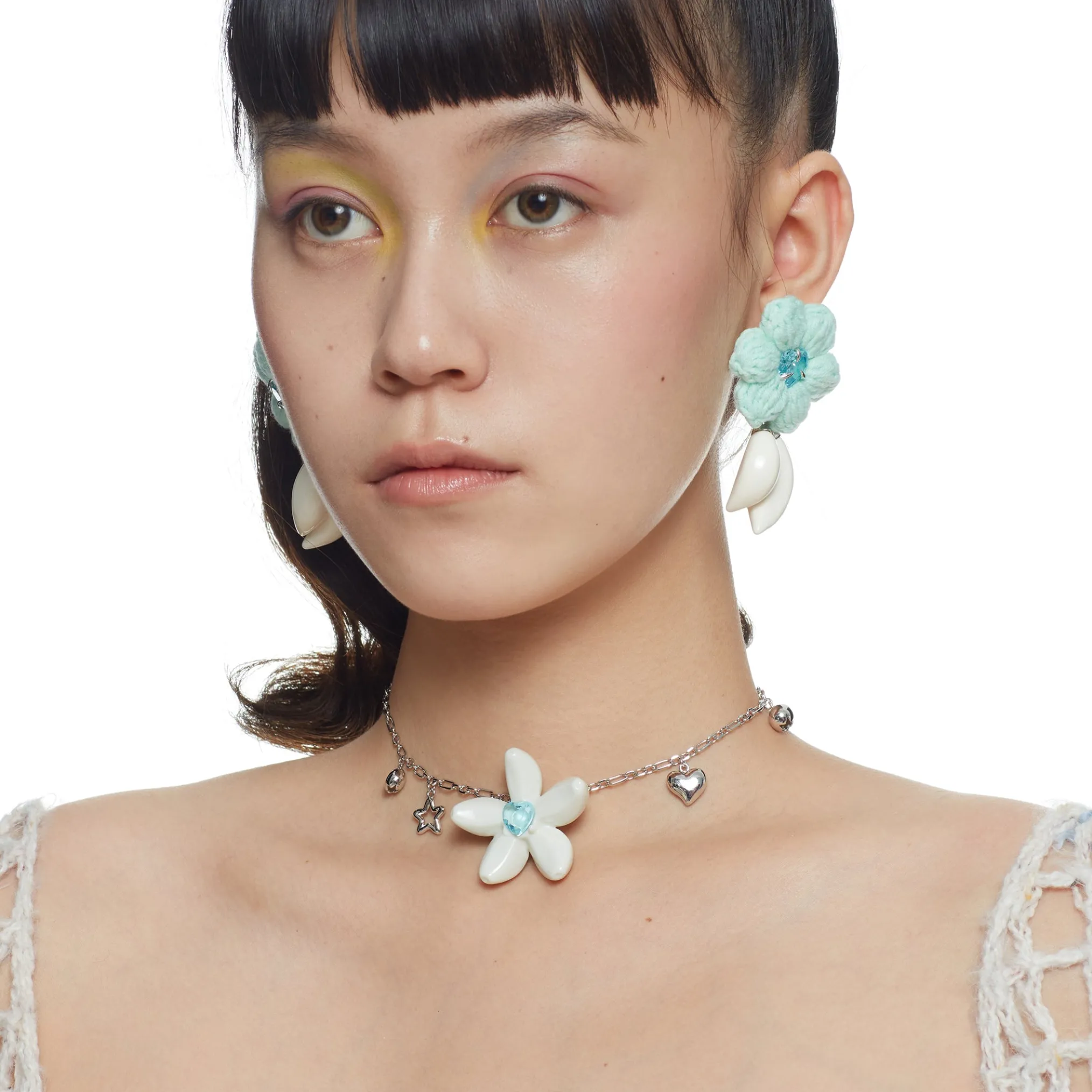 YVMIN X Cacien / Garlic Flower Braided Earrings