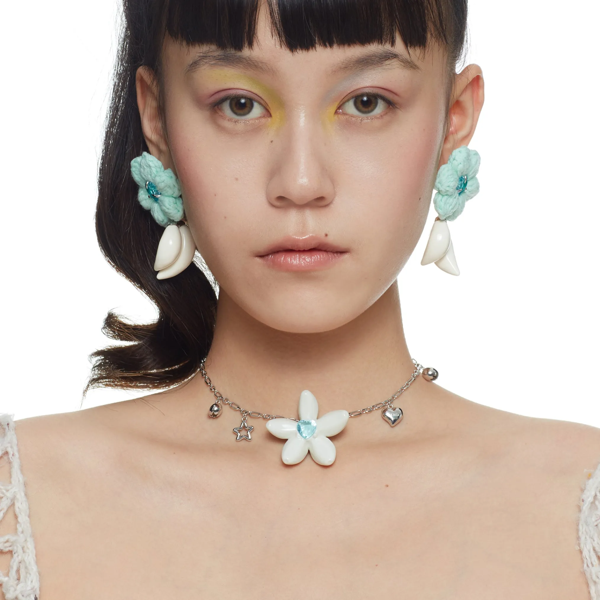 YVMIN X Cacien / Garlic Flower Braided Earrings
