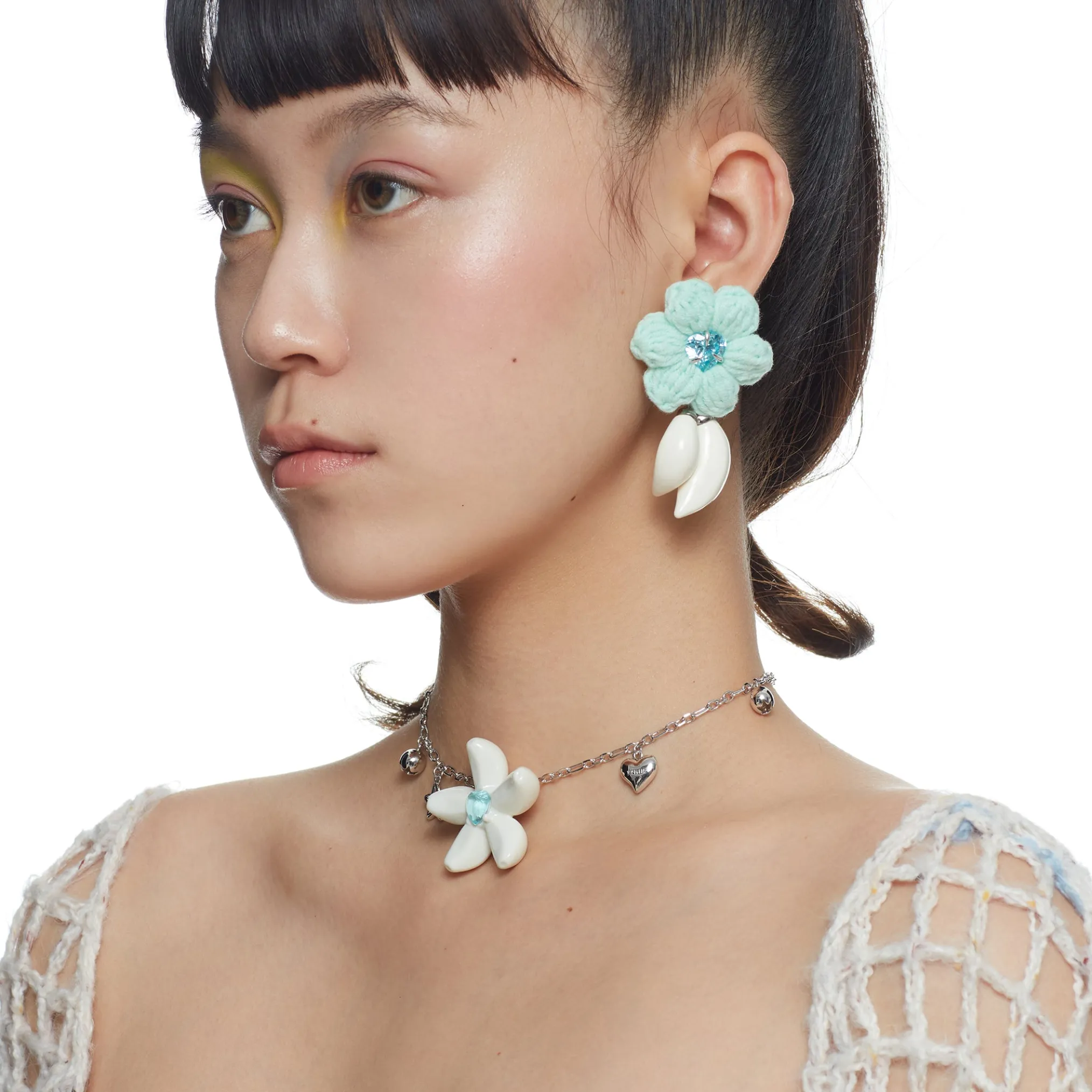 YVMIN X Cacien / Garlic Flower Braided Earrings