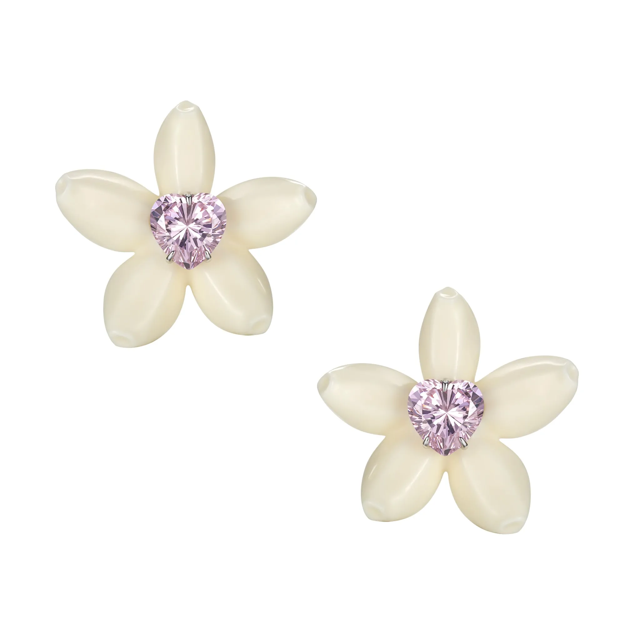 YVMIN X Cacien / Garlic Flower Gem Earrings