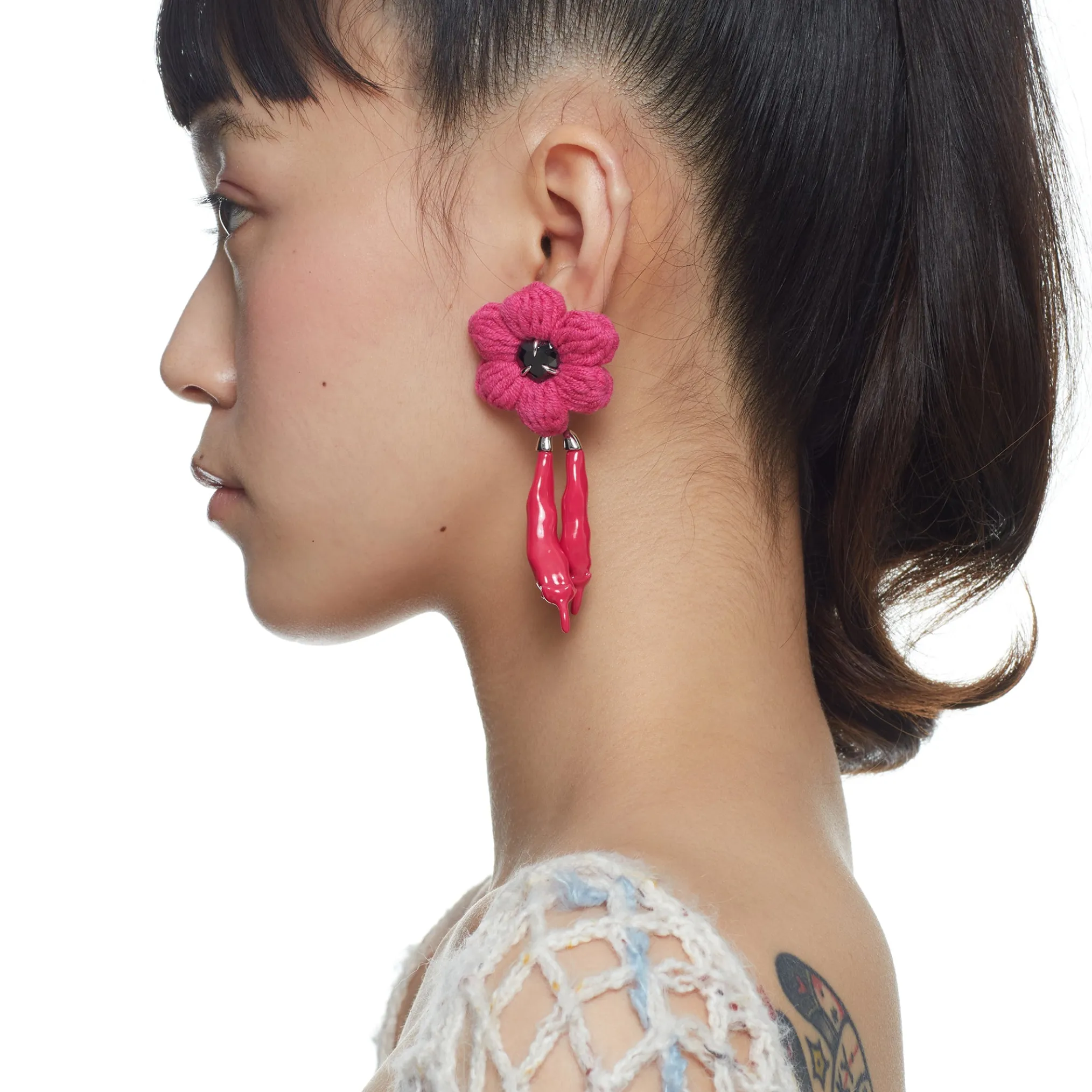 YVMIN X Cacien / Heart Gem Chili Earring