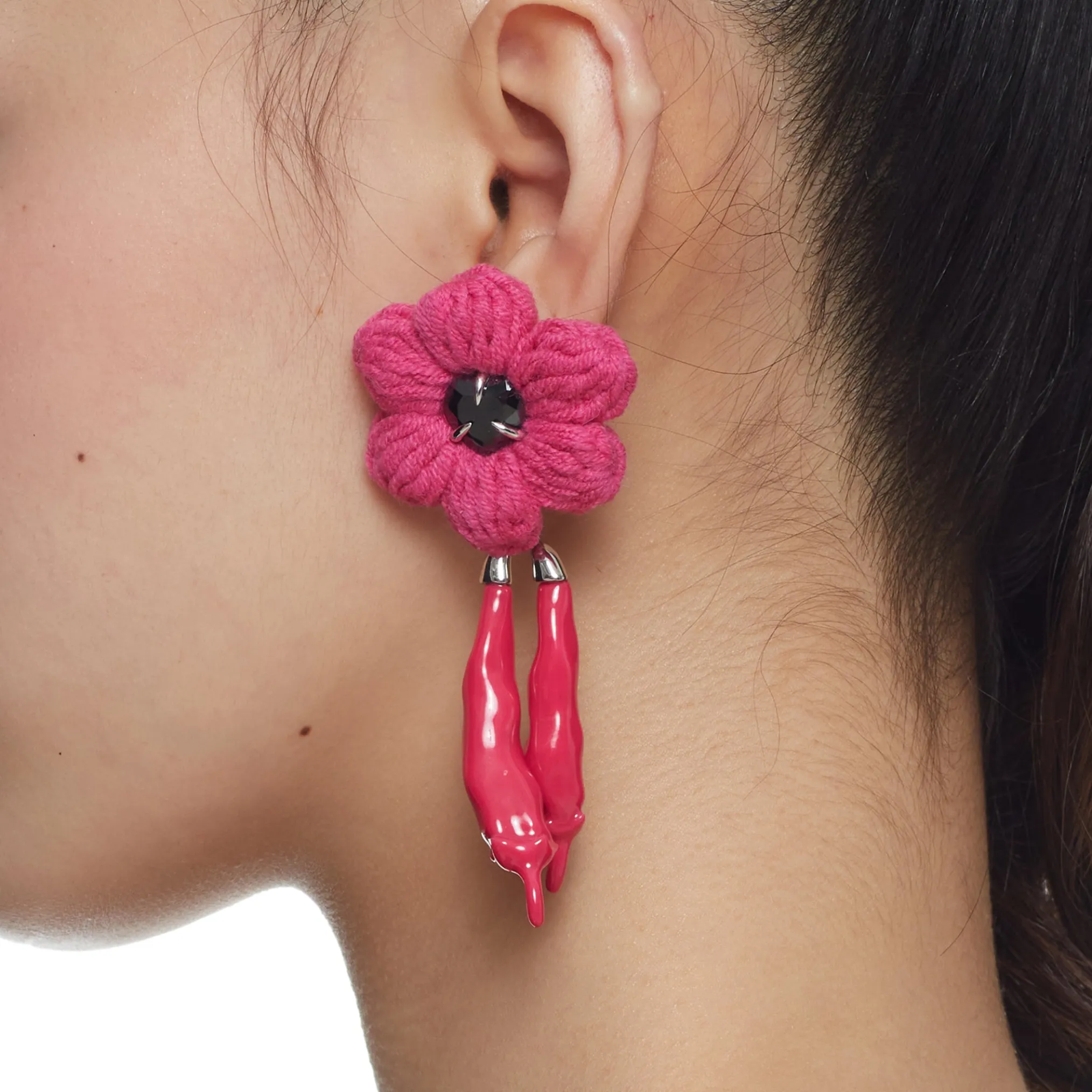 YVMIN X Cacien / Heart Gem Chili Earring