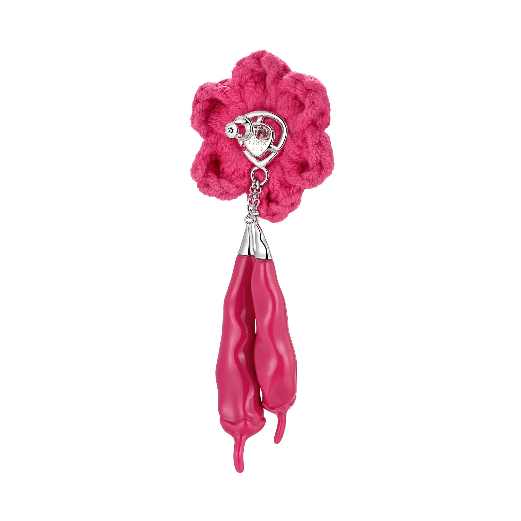 YVMIN X Cacien / Heart Gem Chili Earring