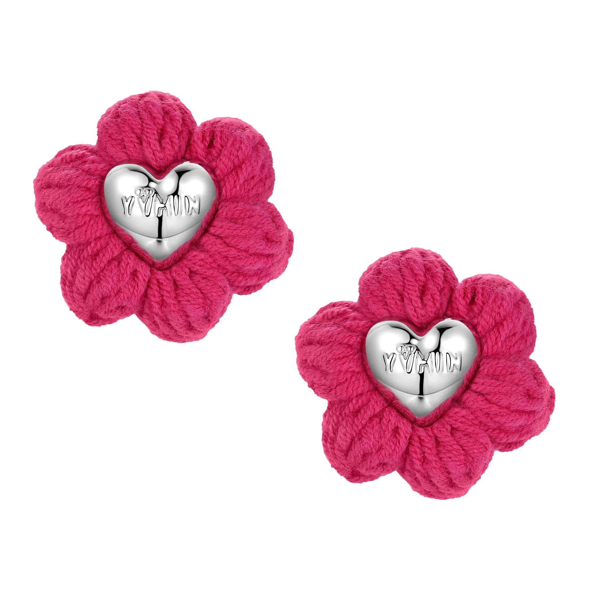 YVMIN X Cacien / Plush Garlic Flower Earrings