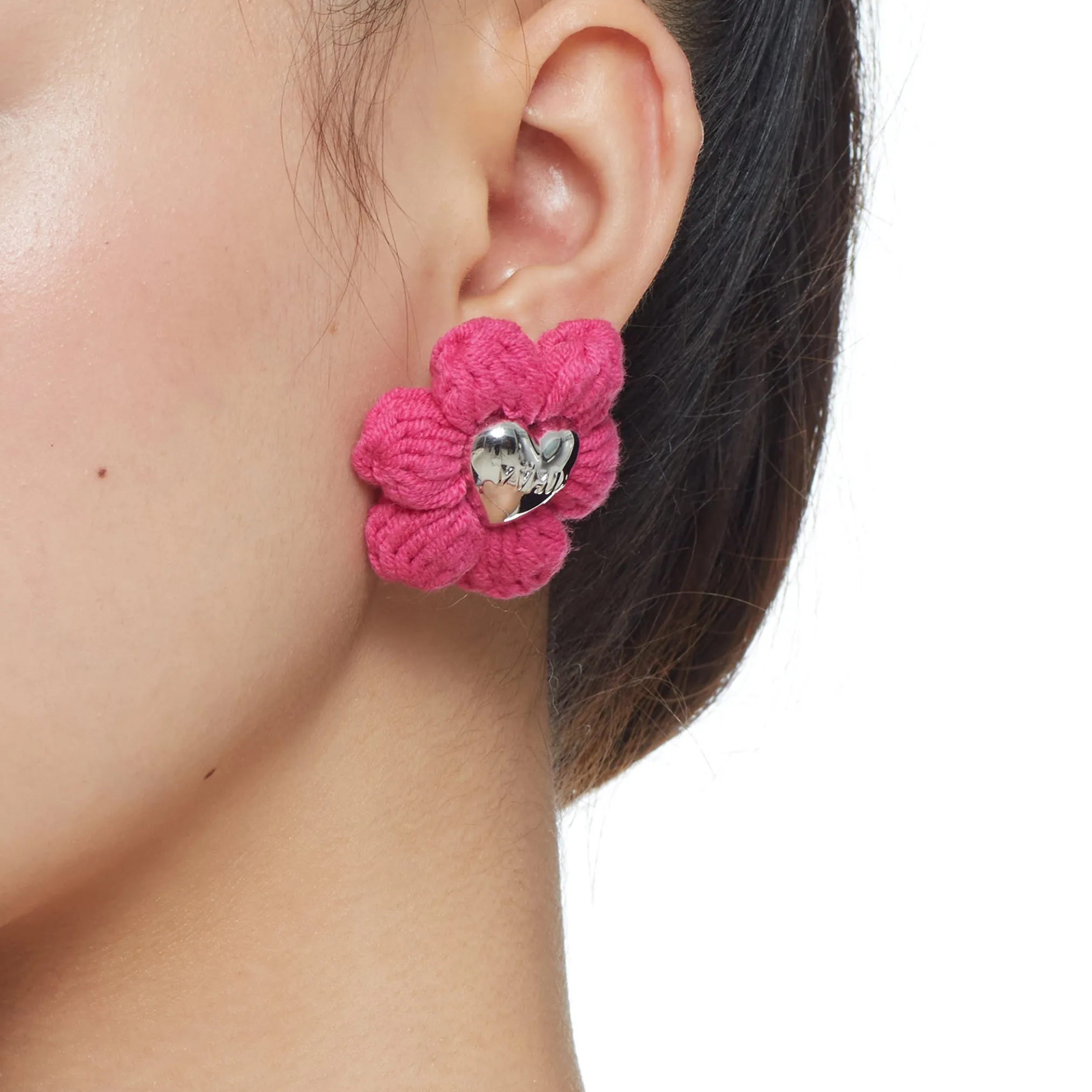 YVMIN X Cacien / Plush Garlic Flower Earrings