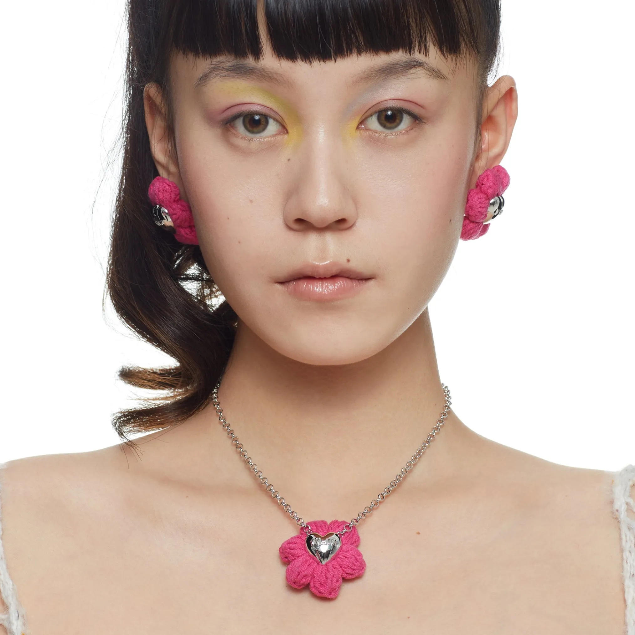 YVMIN X Cacien / Plush Garlic Flower Earrings