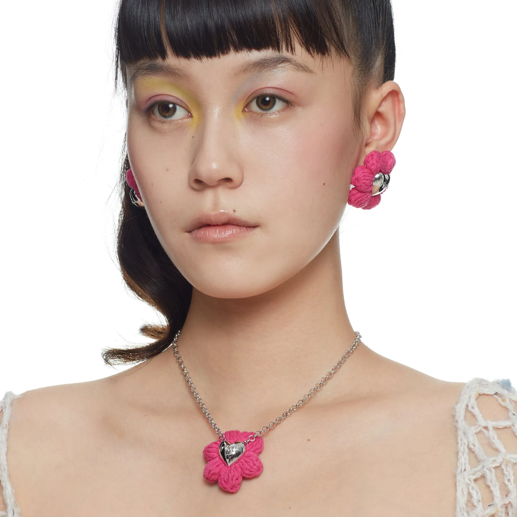 YVMIN X Cacien / Plush Garlic Flower Earrings